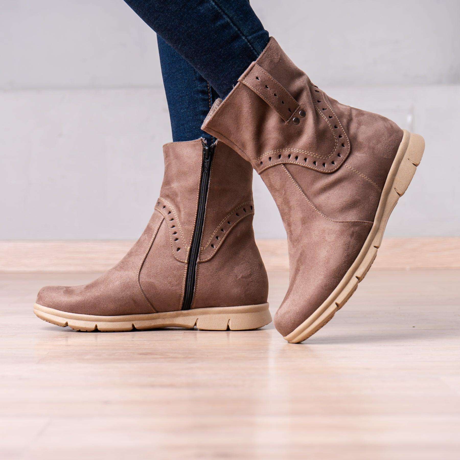 BOTINES MUJER GARBIÑE TOPO - 1