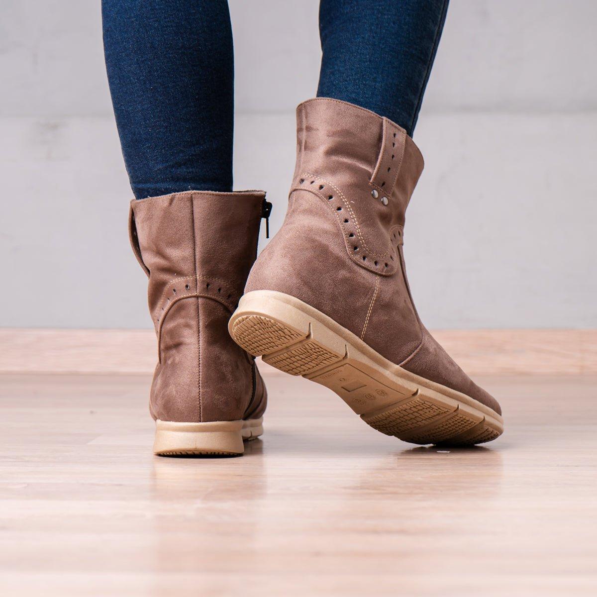 BOTINES MUJER GARBIÑE TOPO - 3