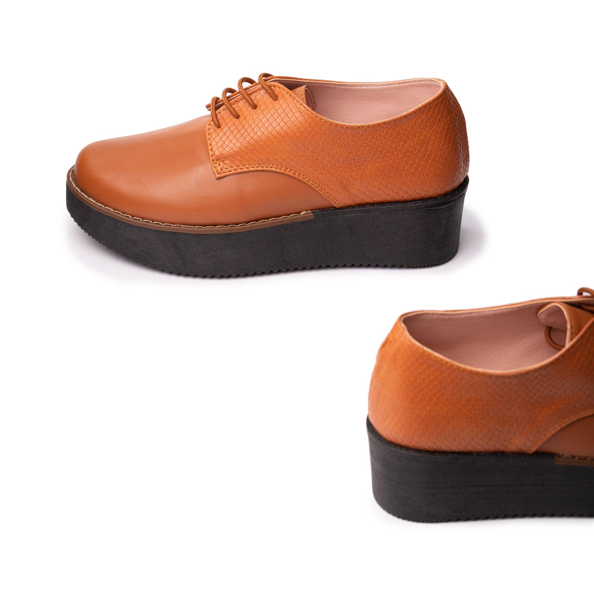MOCASINES MUJER KENIA CAMEL OSCURO - 6