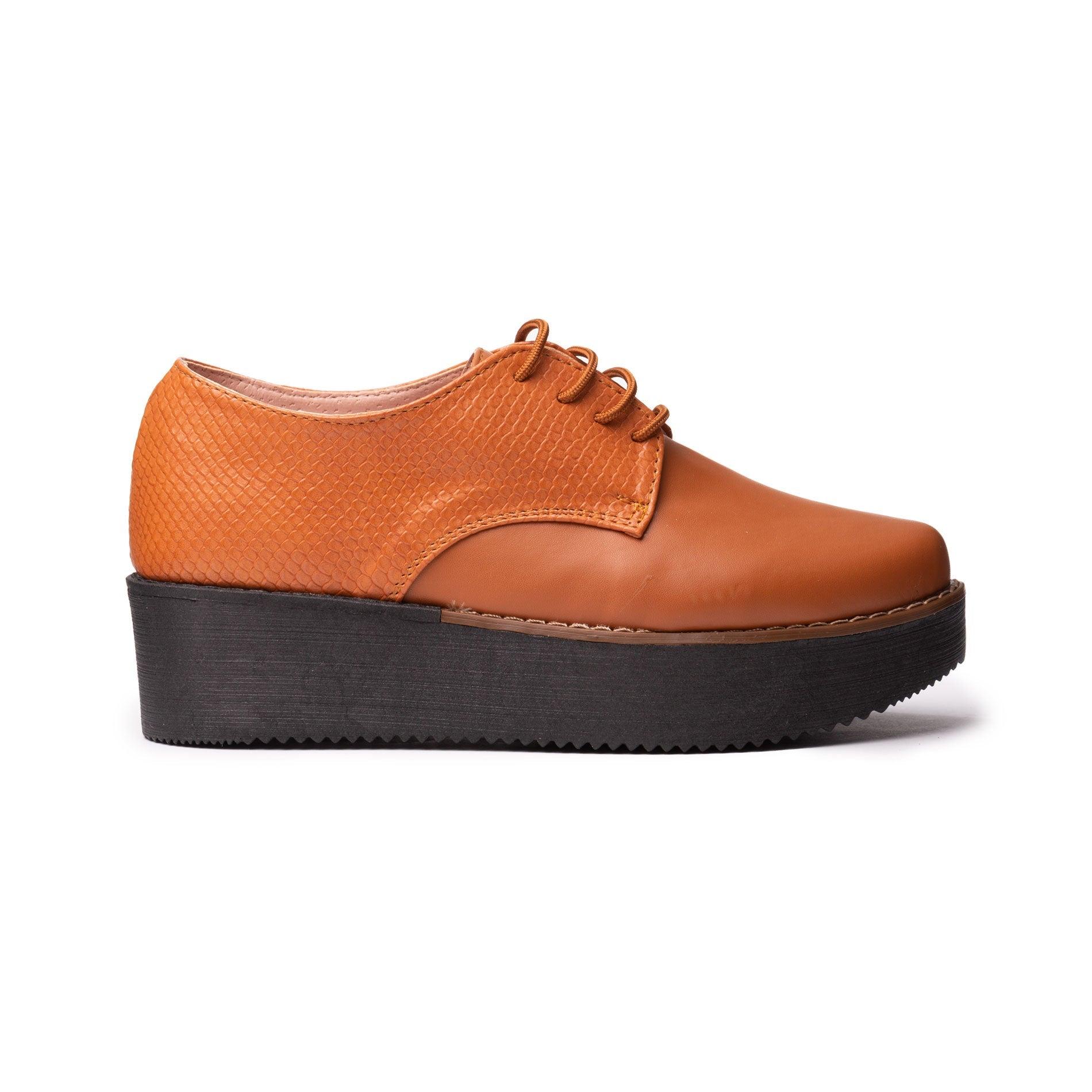 MOCASINES MUJER KENIA CAMEL OSCURO - 7