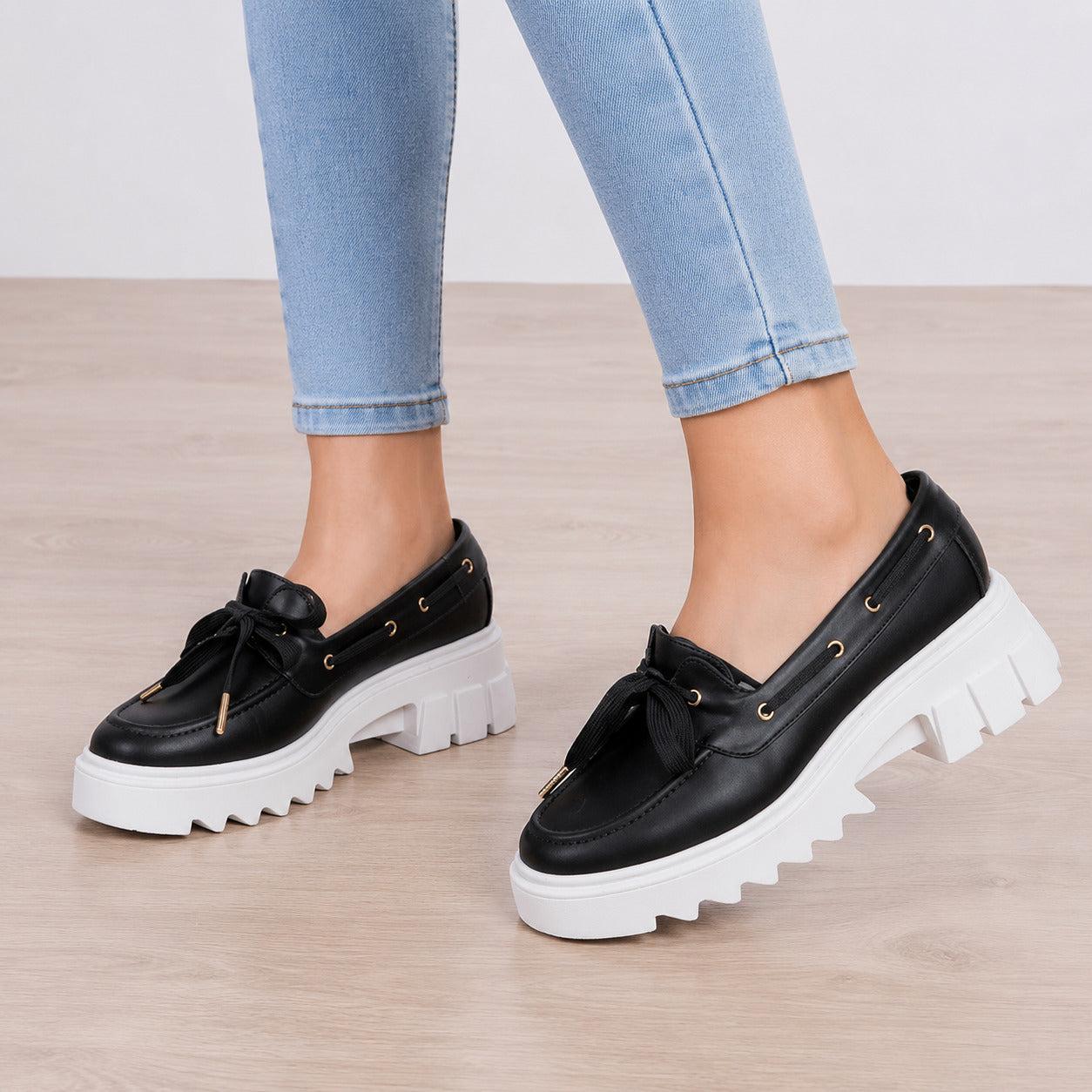 MOCASINES MUJER NAIROBI NEGRO - 2