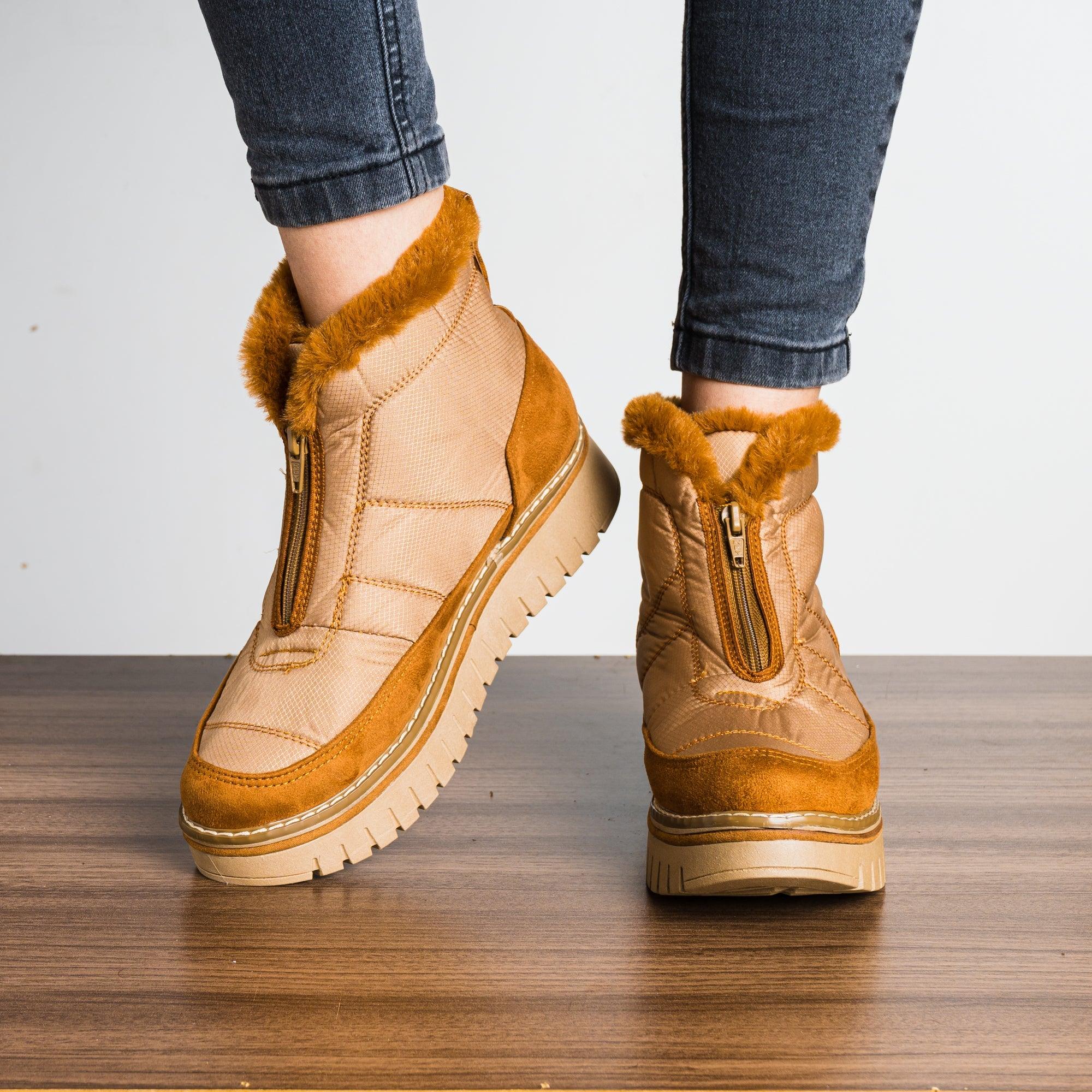 BOTINES MUJER MALAK CAMEL - 2