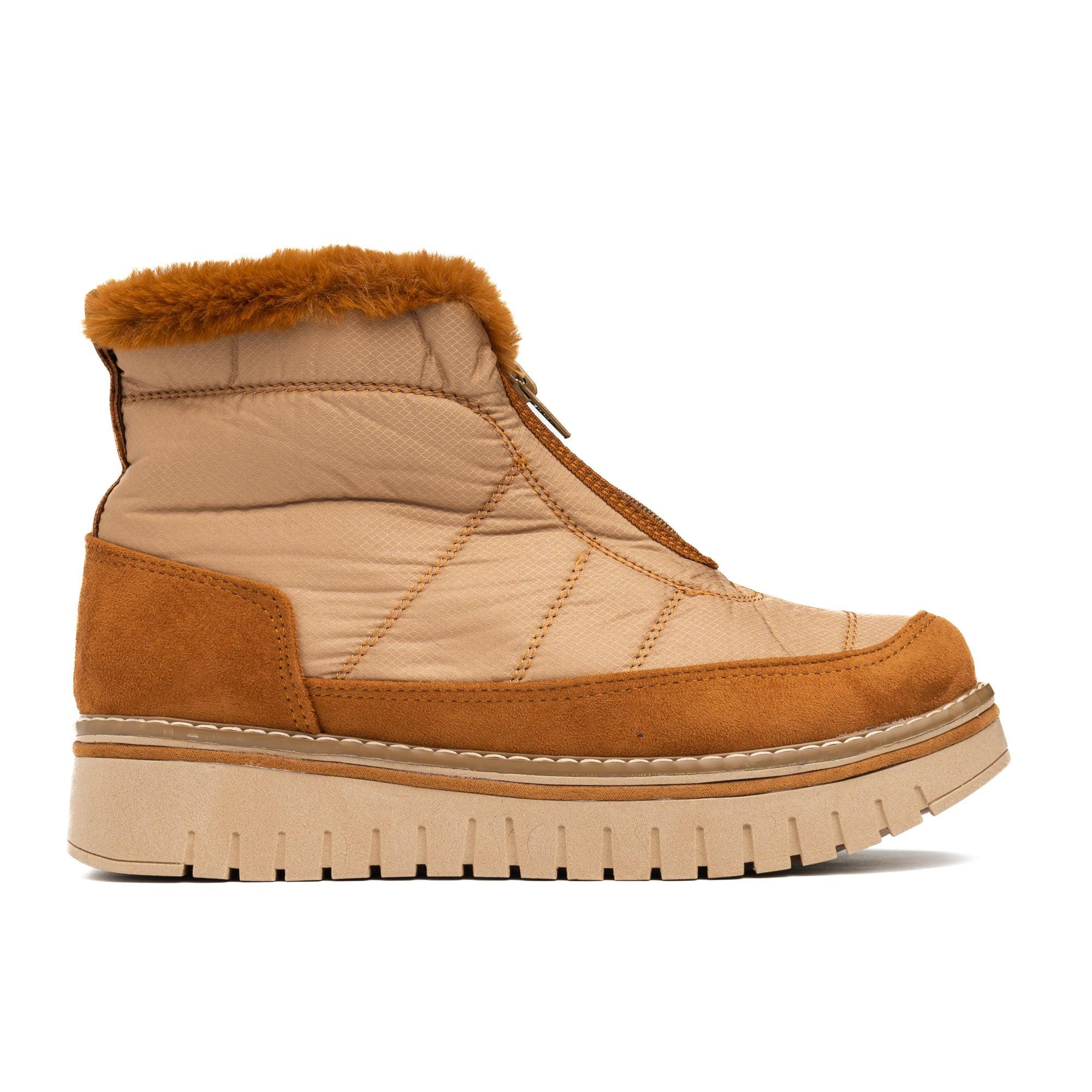 BOTINES MUJER MALAK CAMEL - 4