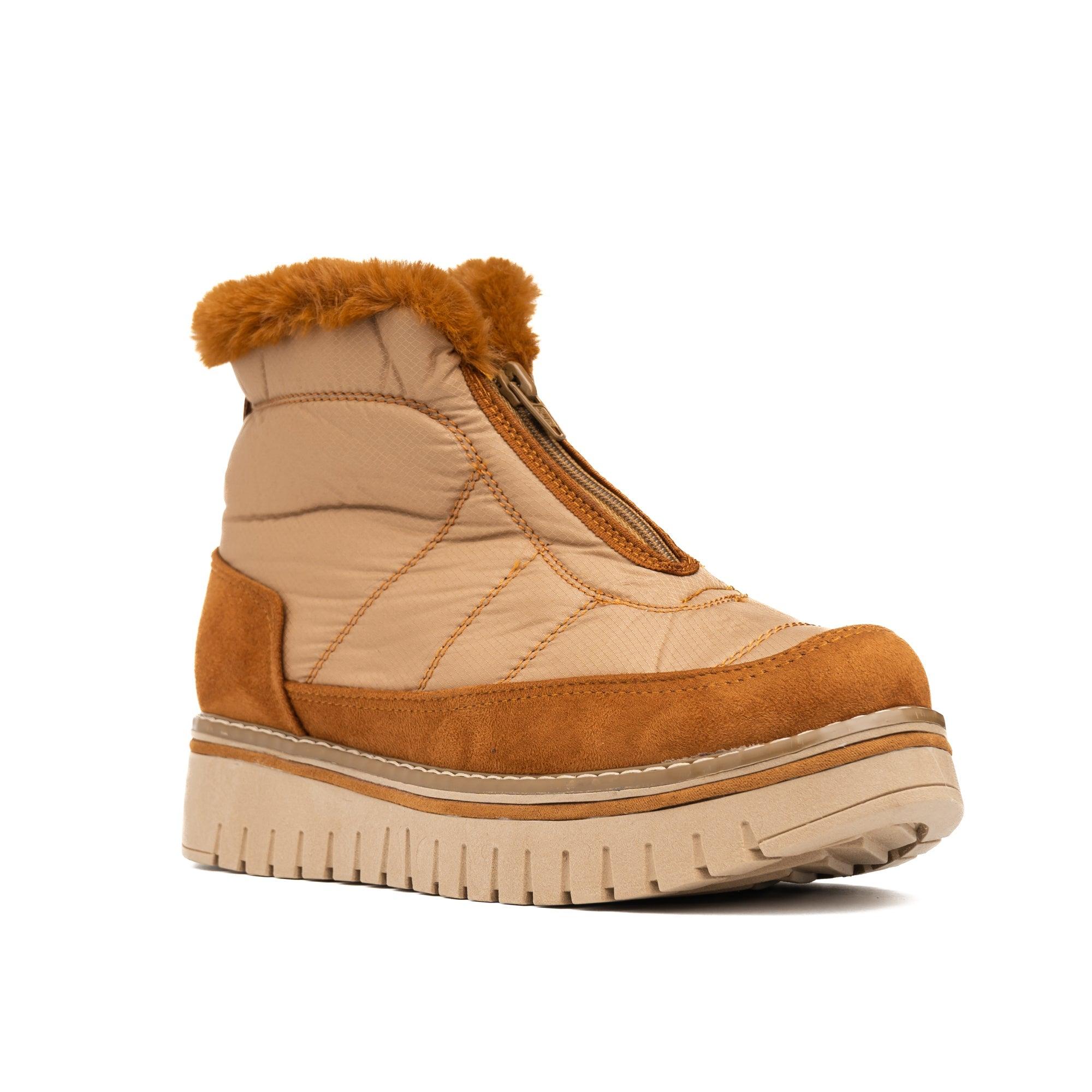 BOTINES MUJER MALAK CAMEL - 5