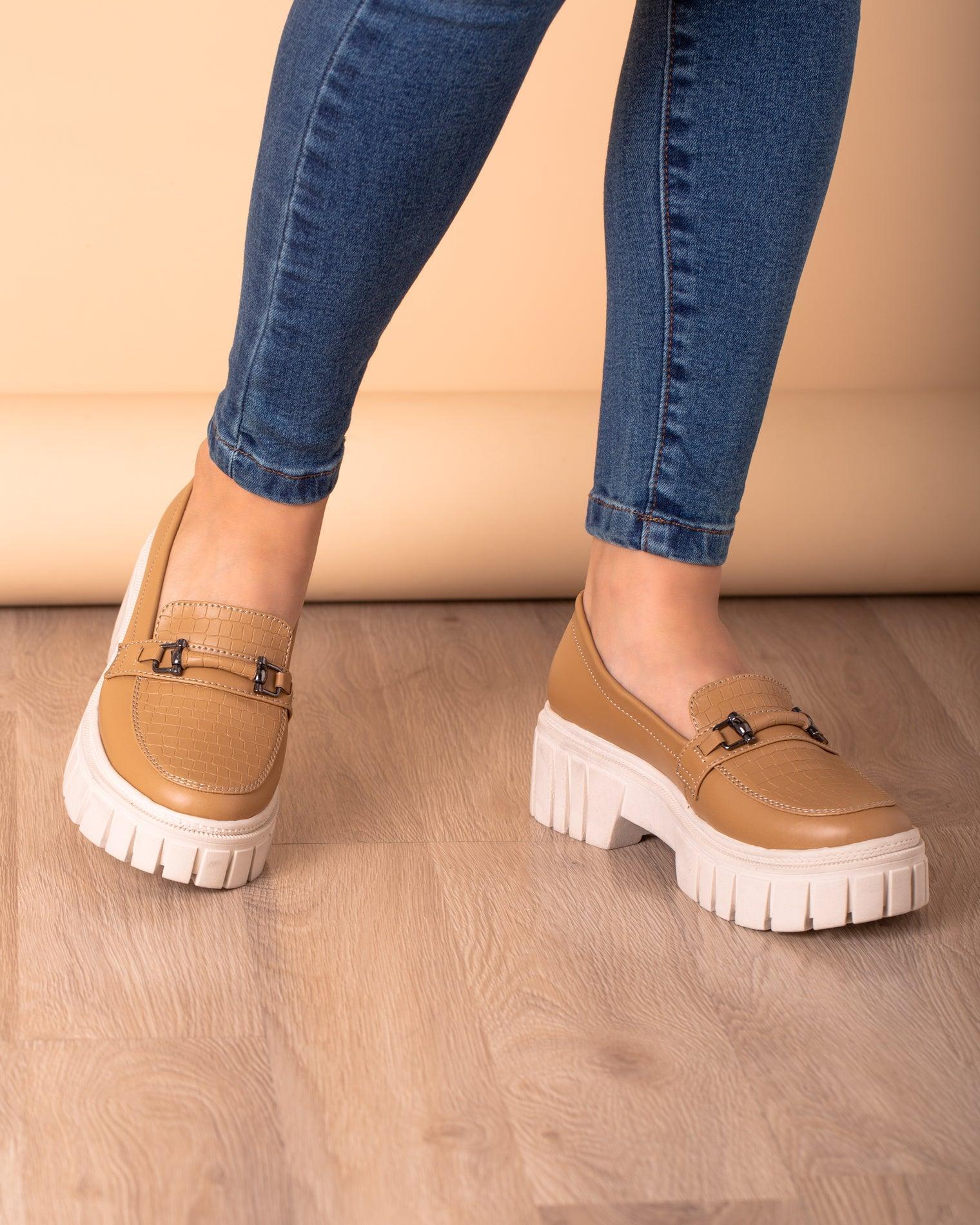 MOCASIN CANNES BEIGE - 1