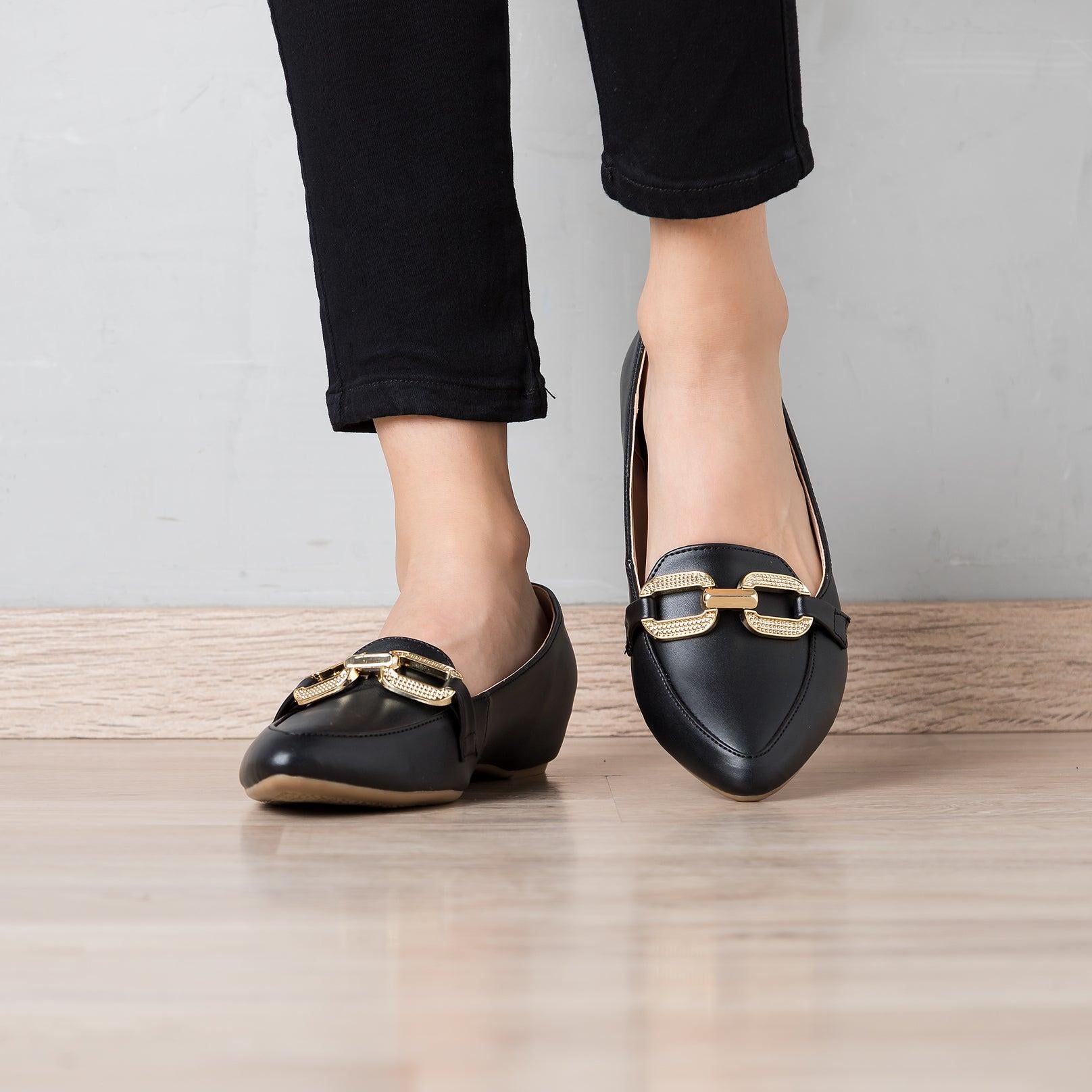 MOCASINES MUJER GOLDYUAN NEGRO - 2