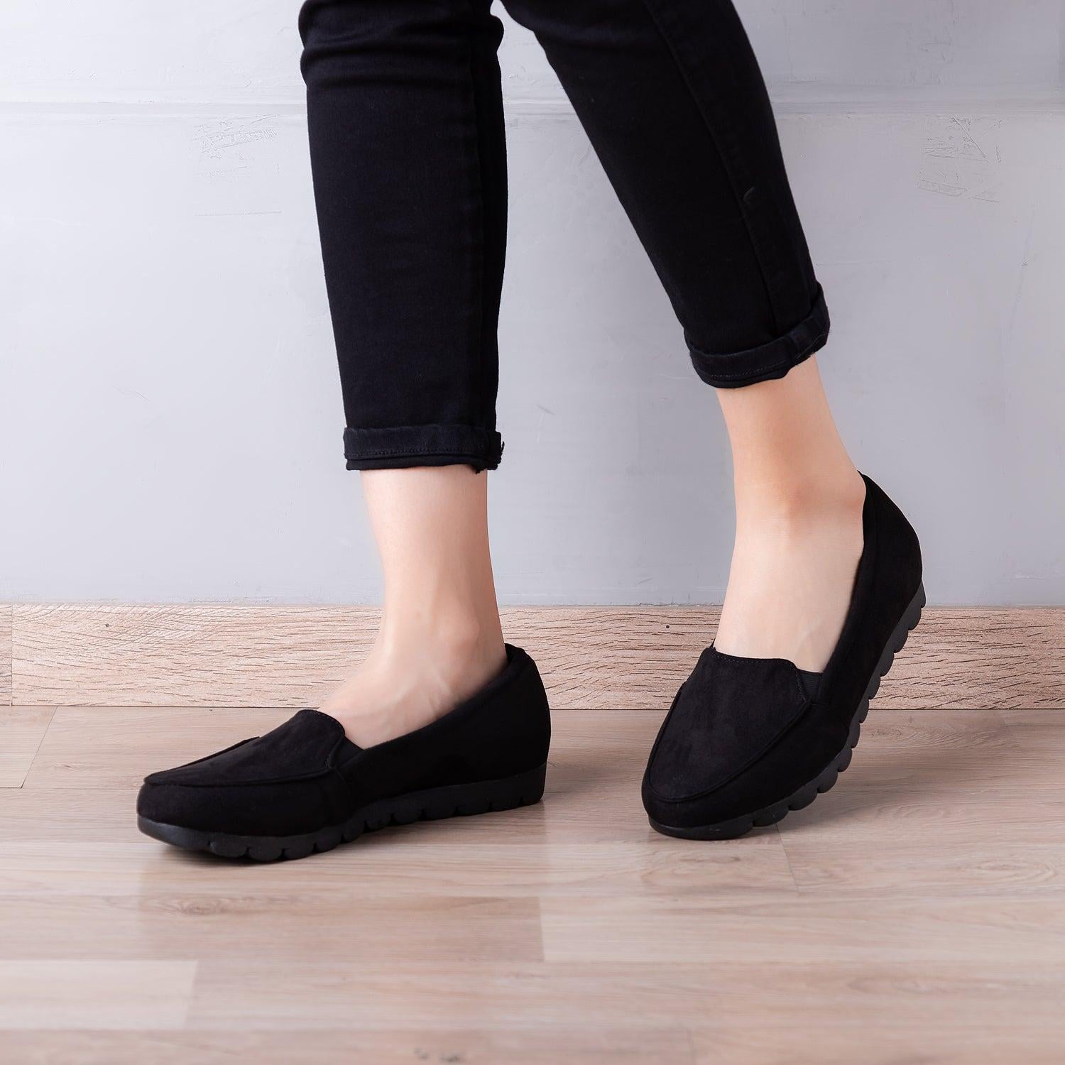 MOCASINES MUJER MINAS NEGRO - 2
