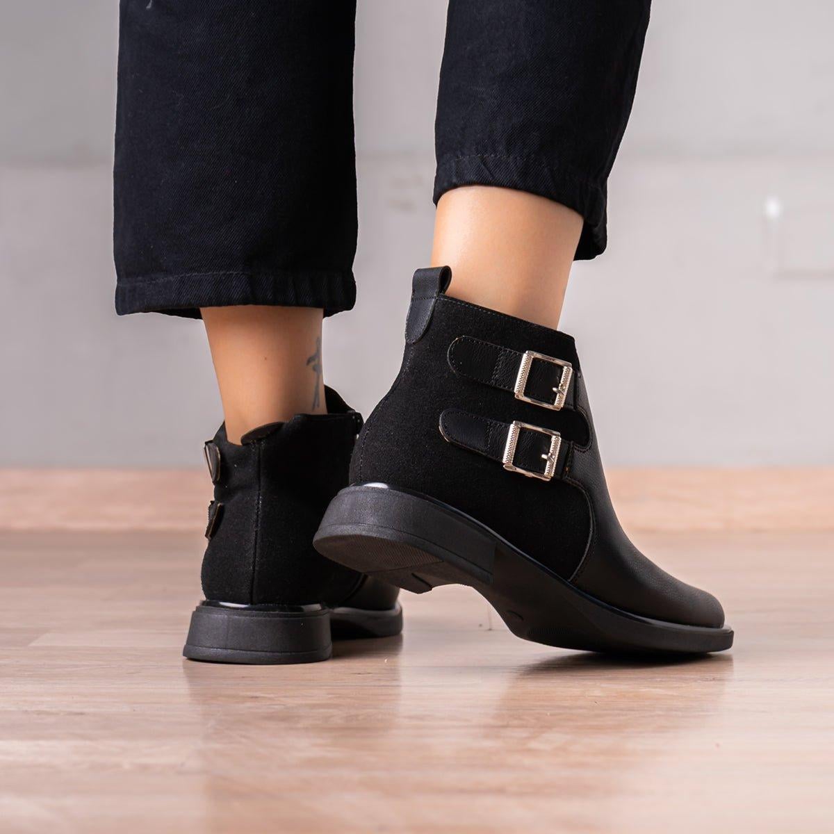 BOTINES MUJER CHENNERTH NEGRO - 3