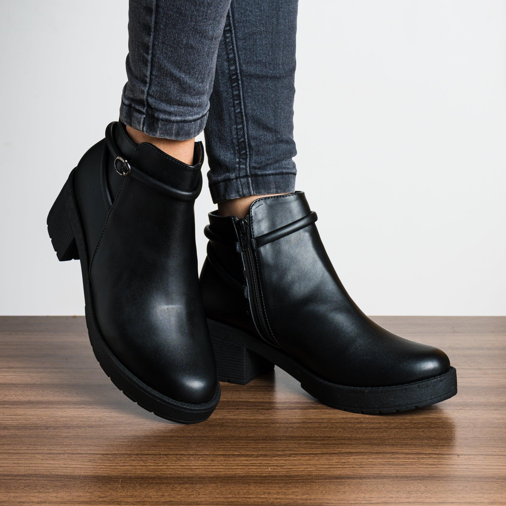 BOTAS MUJER FRANCIS NEGRO - 1
