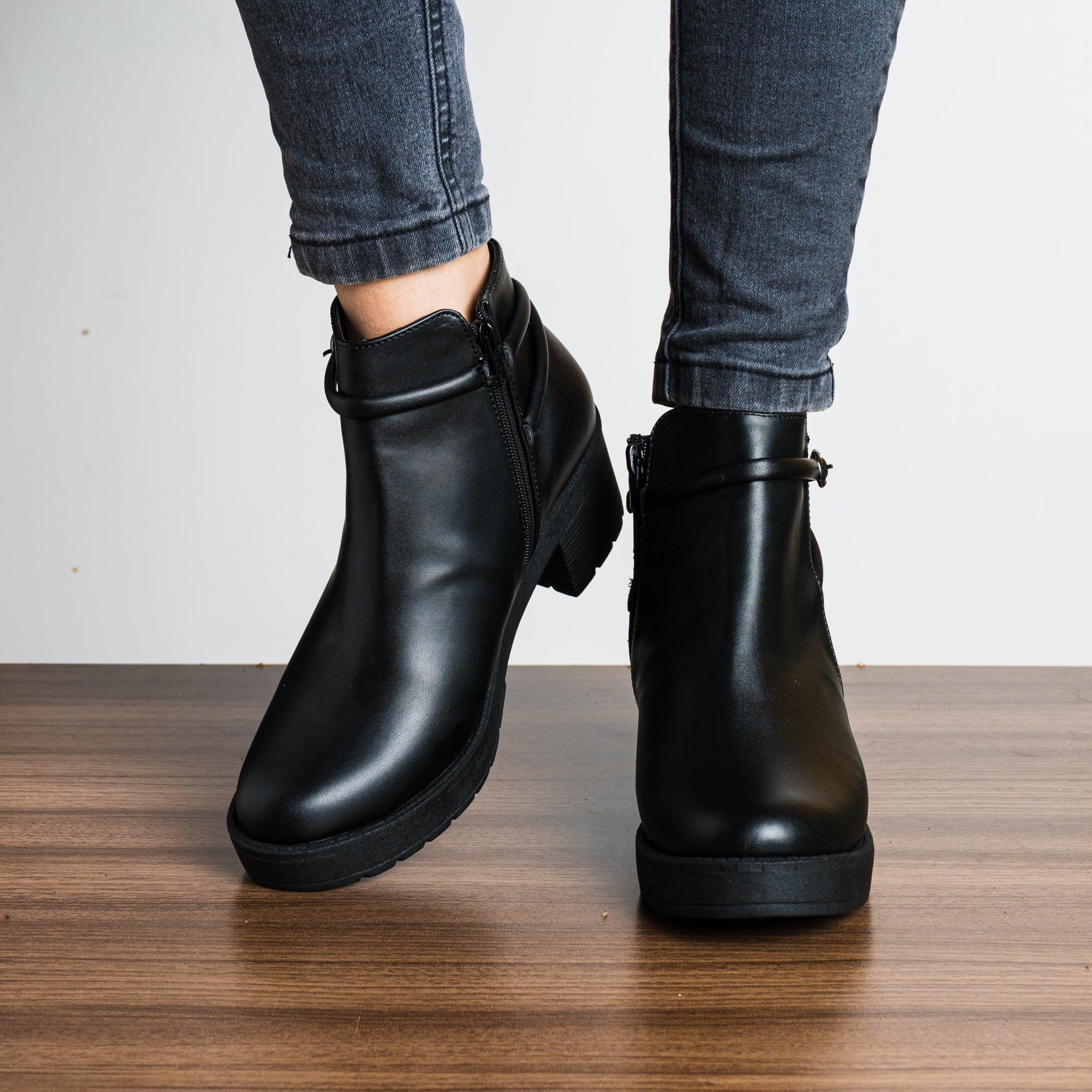 BOTAS MUJER FRANCIS NEGRO - 2