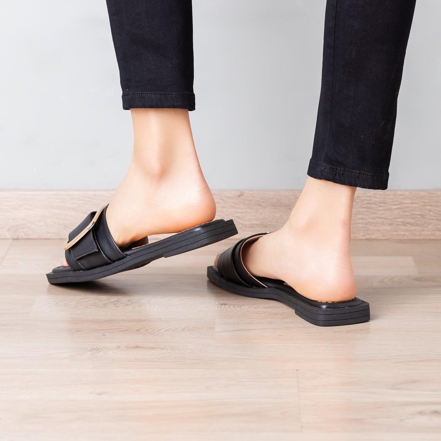 SANDALIAS CASUALES MUJER WILKENS NEGRO - 3