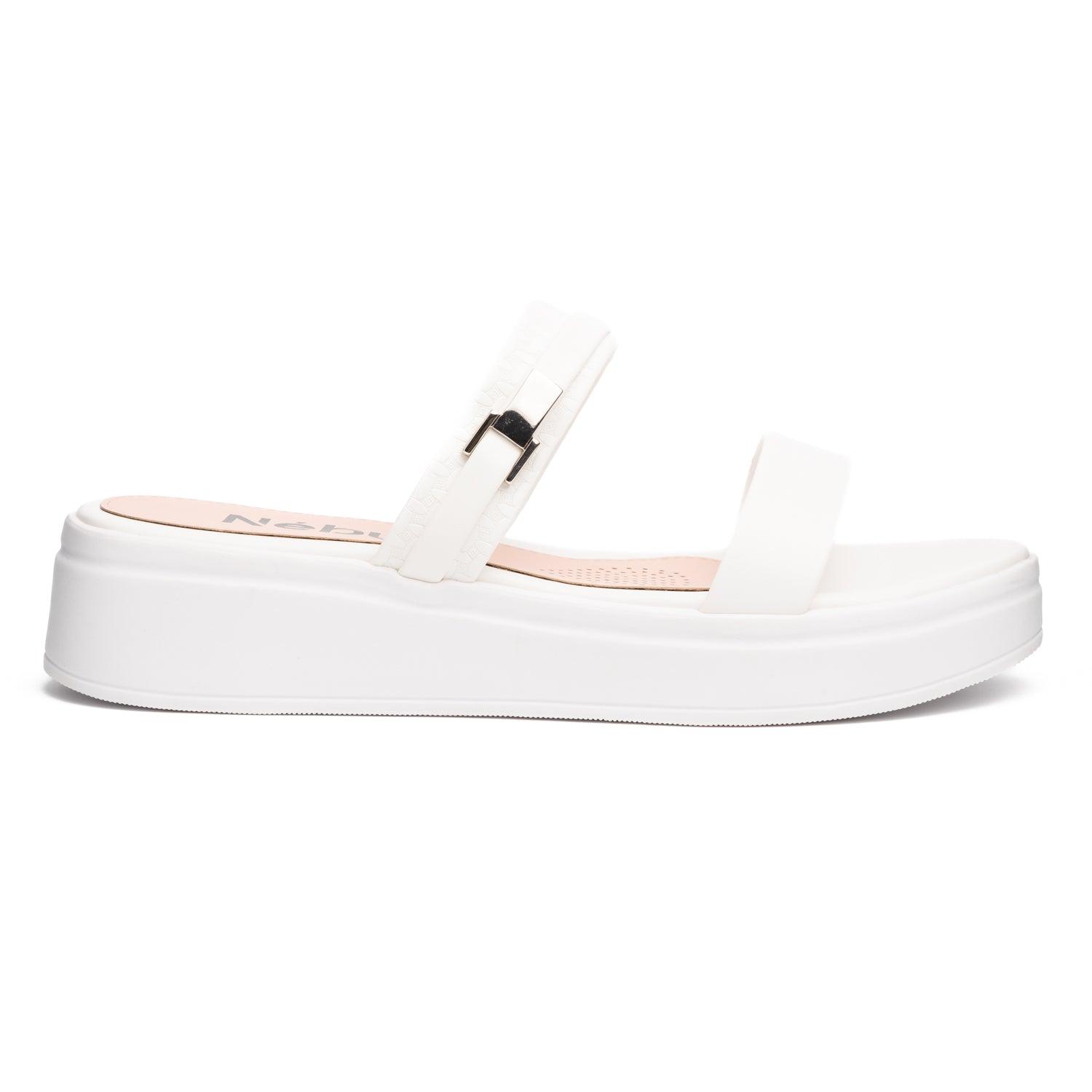 SANDALIAS CASUALES MUJER MARYORI BLANCO - 4