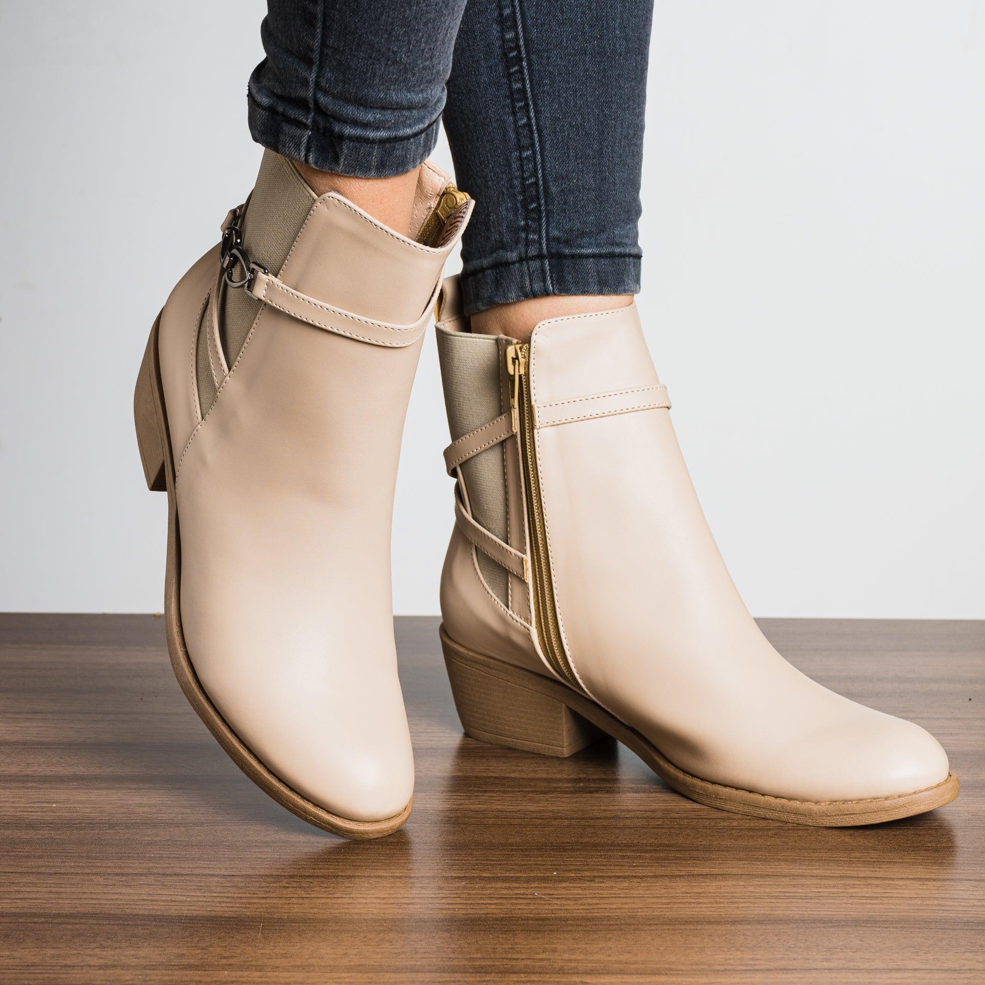 BOTINES MUJER RAZTER 2.0 NUDE - 1