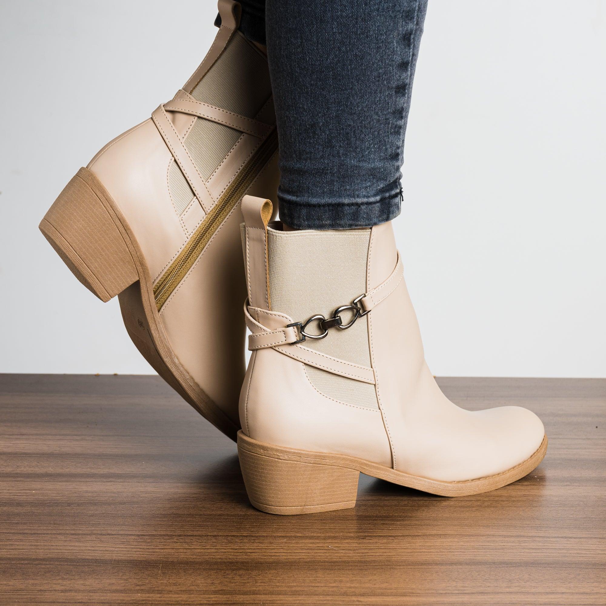 BOTINES MUJER RAZTER 2.0 NUDE - 3