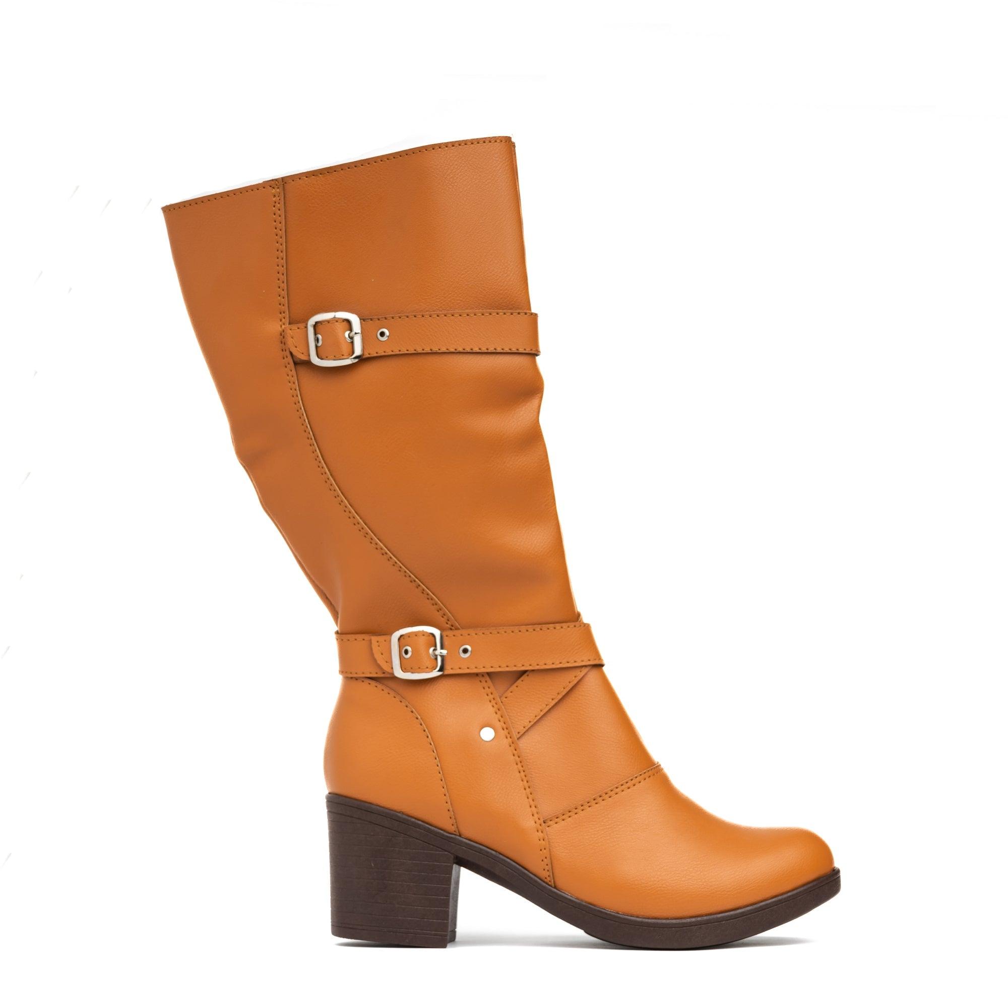 BOTAS MUJER BONDYG CAMEL - 4