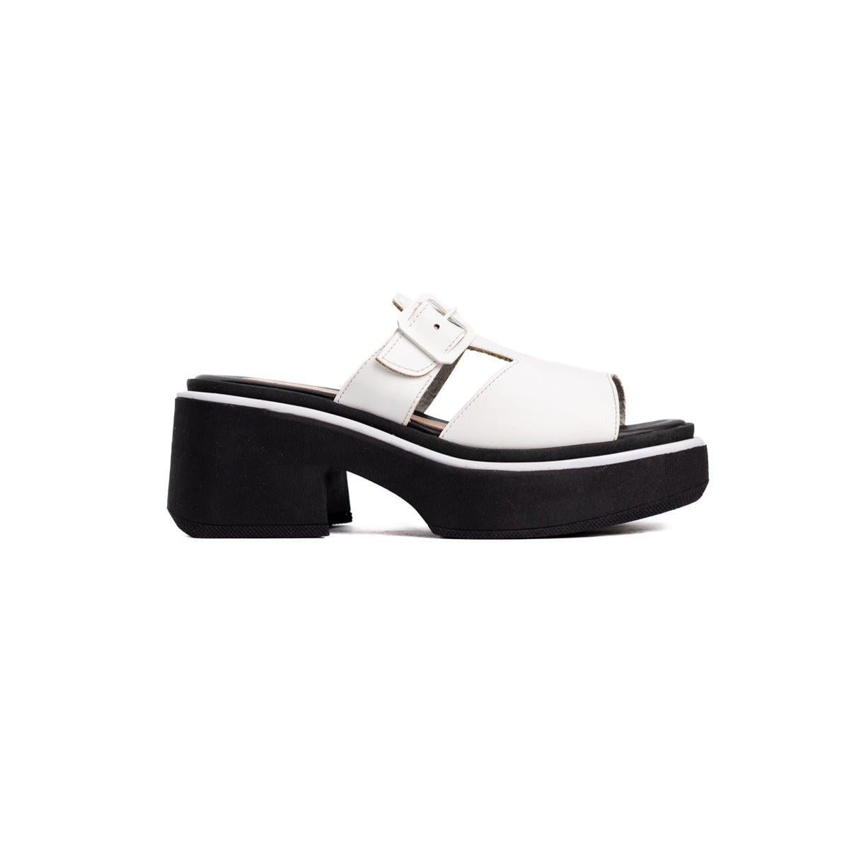 SANDALIAS CASUALES MUJER GUSTOV BLANCO - 4