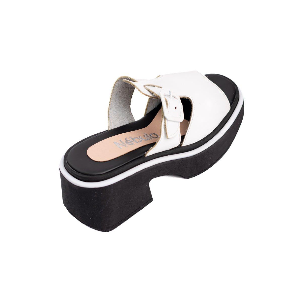 SANDALIAS CASUALES MUJER GUSTOV BLANCO - 6