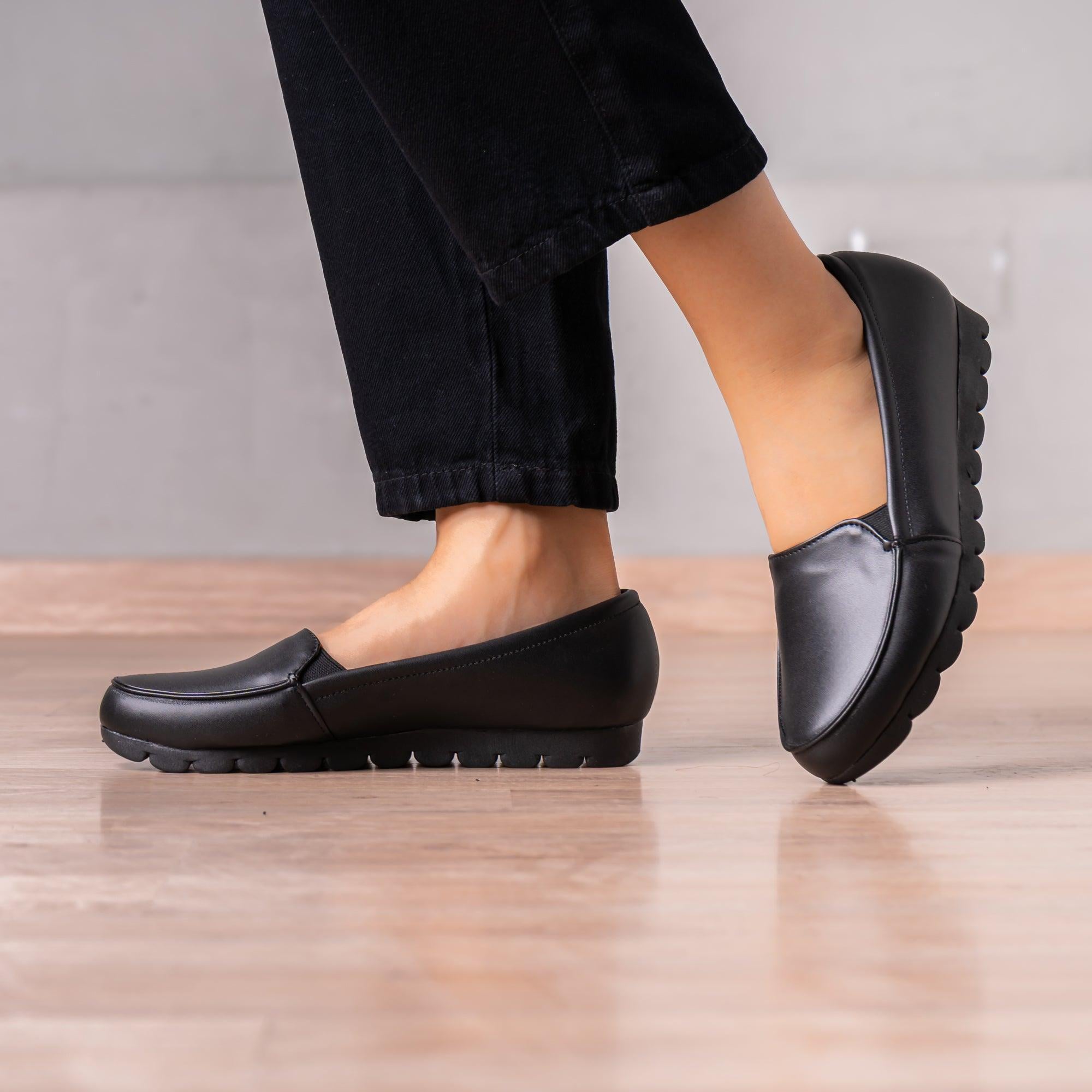 MOCASINES MUJER MINAS 2.0 NEGRO - 1