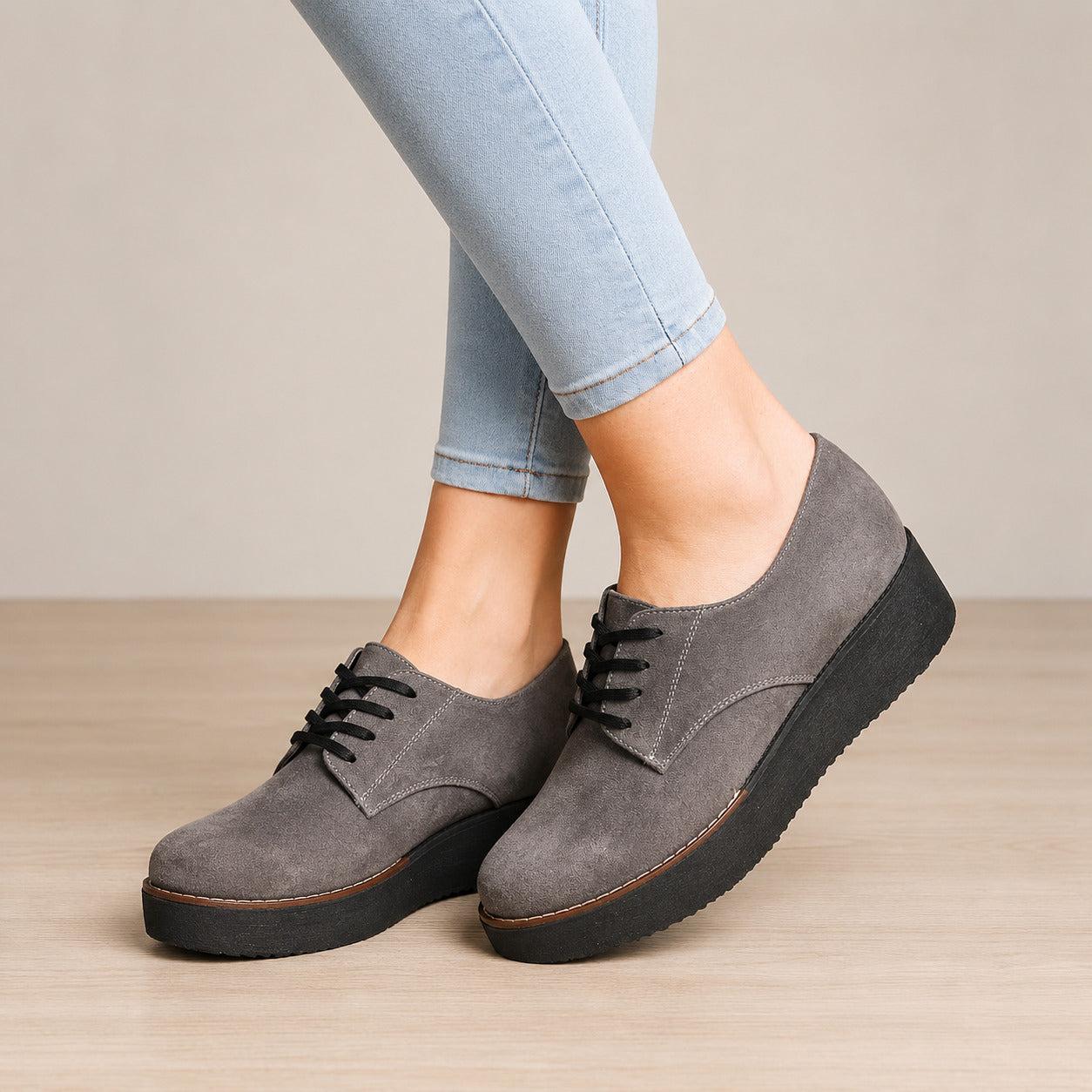 MOCASINES MUJER KENIA PLOMO - 2
