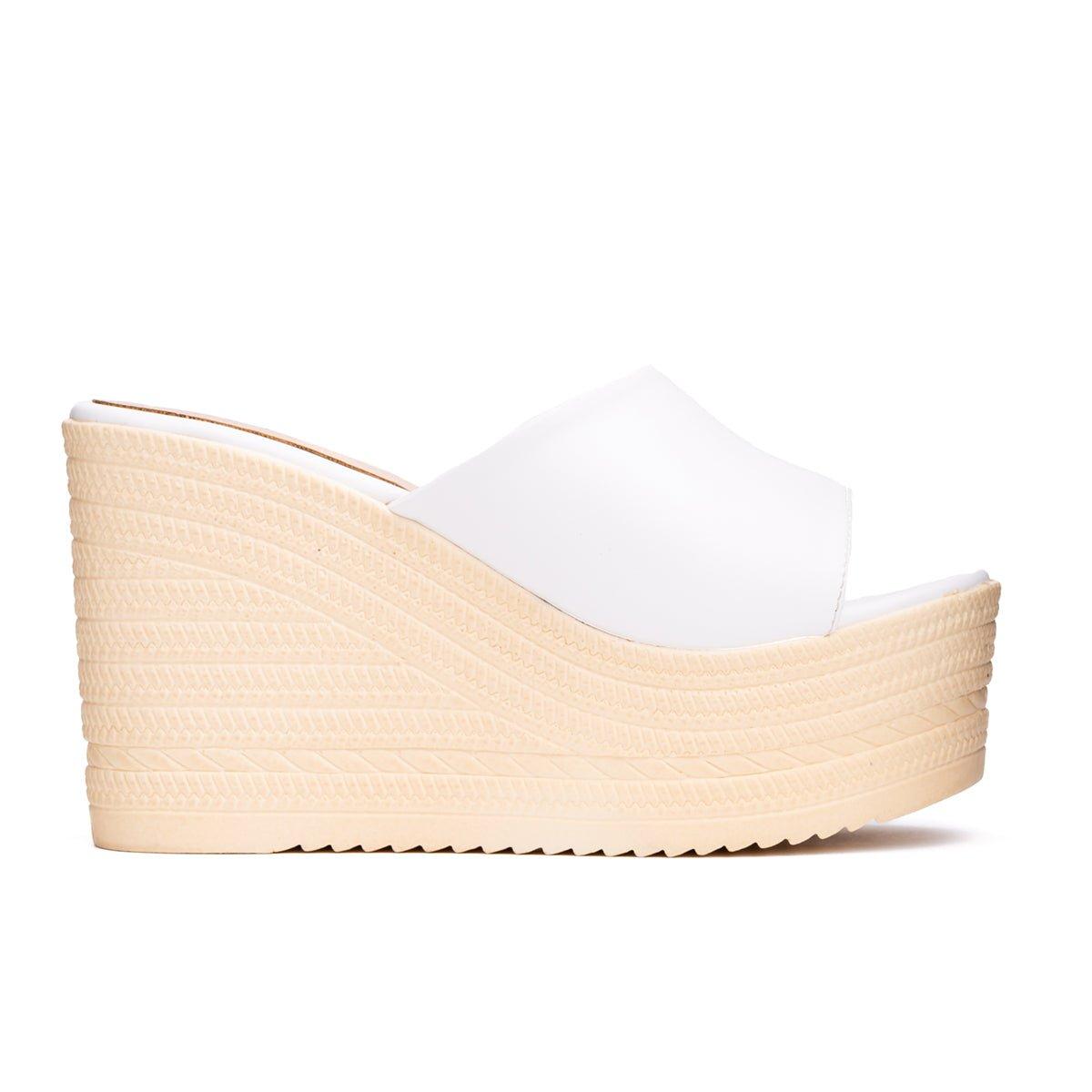 SANDALIAS CASUALES MUJER ESMER BLANCO - 4
