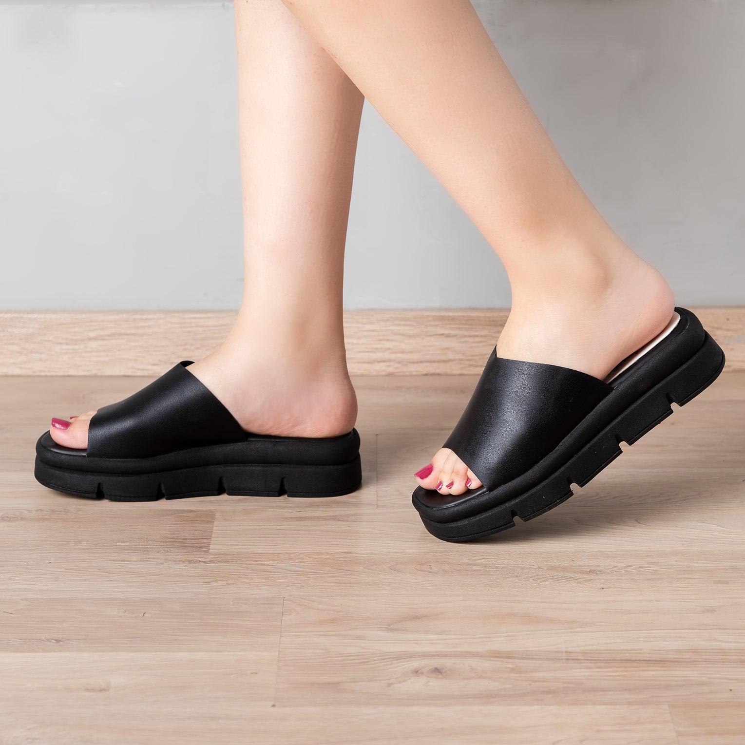 SANDALIAS CASUALES MUJER WESLEY NEGRO - 1