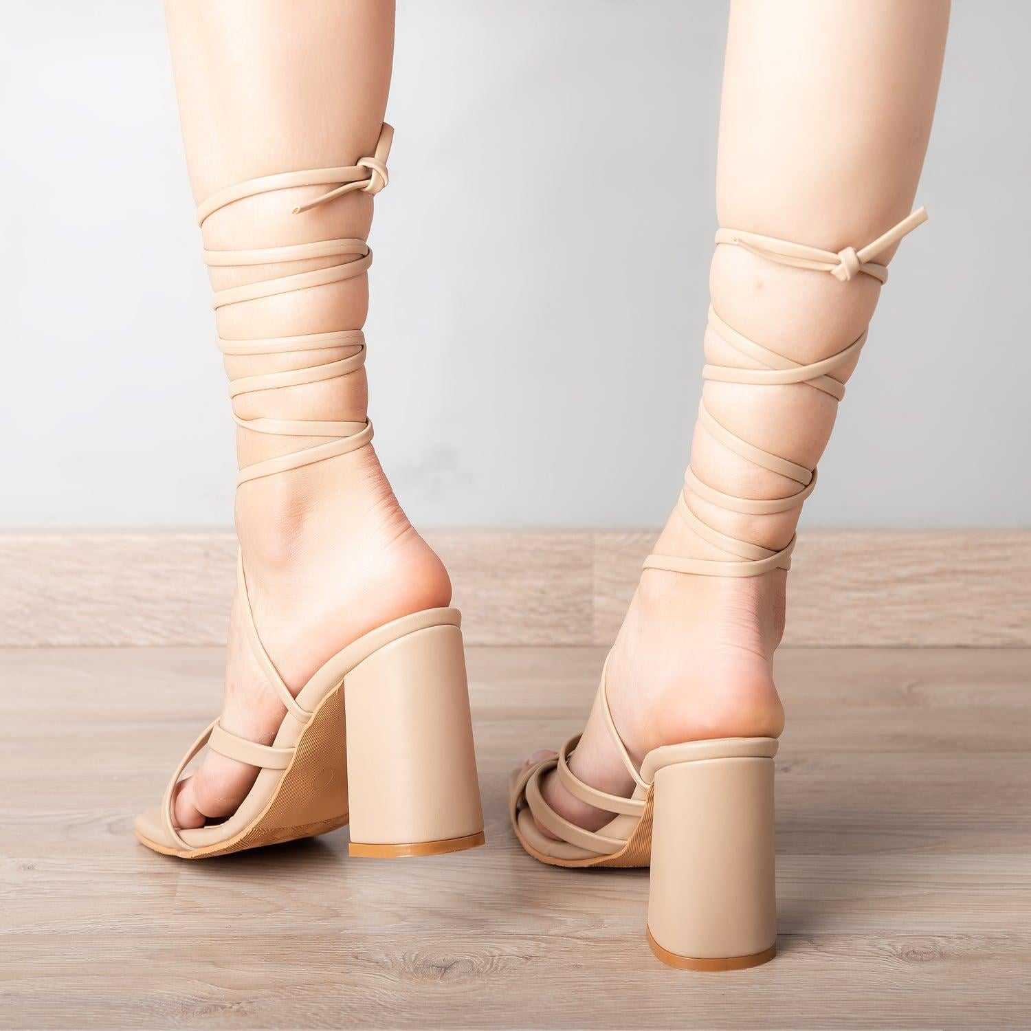 SANDALIAS DE VESTIR MUJER LIA NUDE - 3