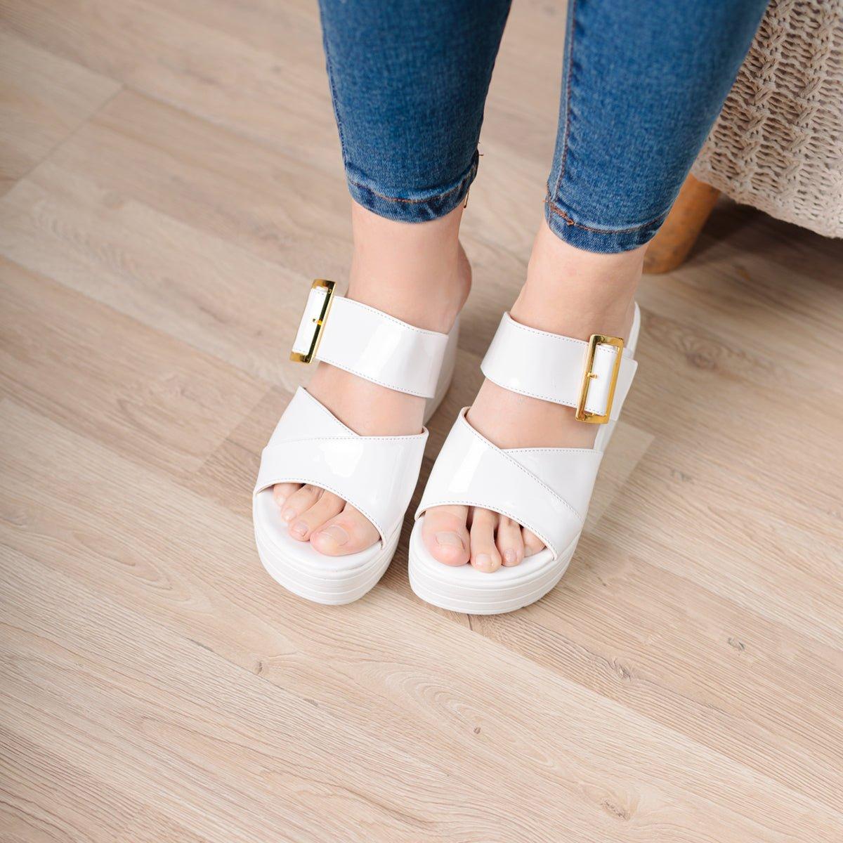 SANDALIAS CASUALES MUJER BOYZWY BLANCO - 2