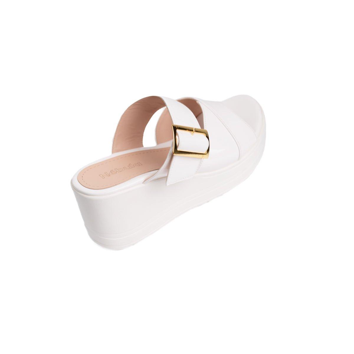 SANDALIAS CASUALES MUJER BOYZWY BLANCO - 6