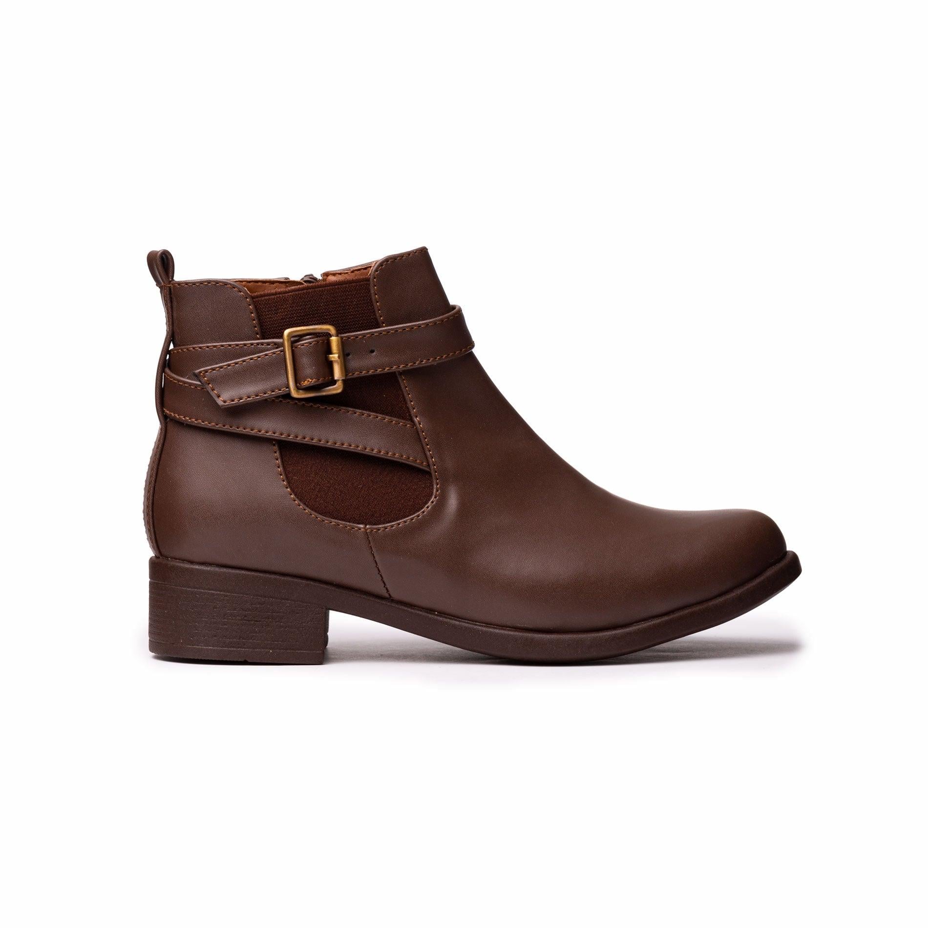 BOTINES MUJER SILVEN MARRON - 4