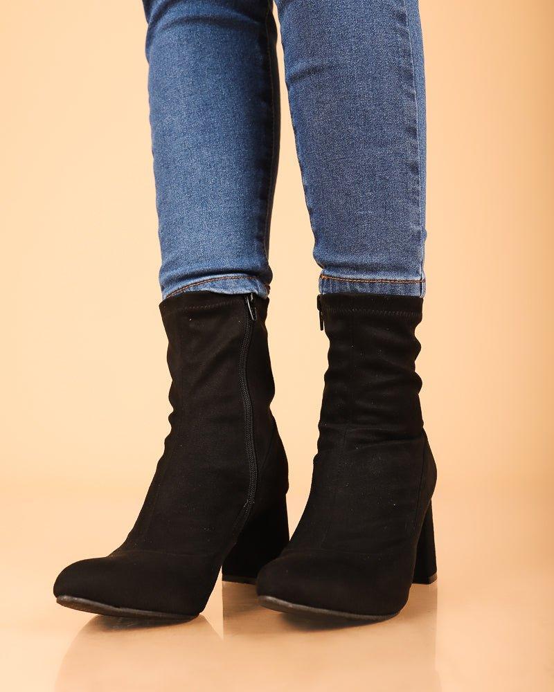 BOTINES MUJER SAVANETA NEGRO - 1