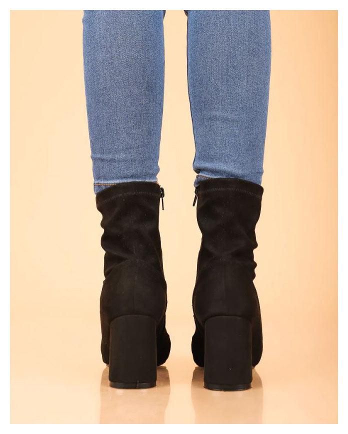 BOTINES MUJER SAVANETA NEGRO - 3