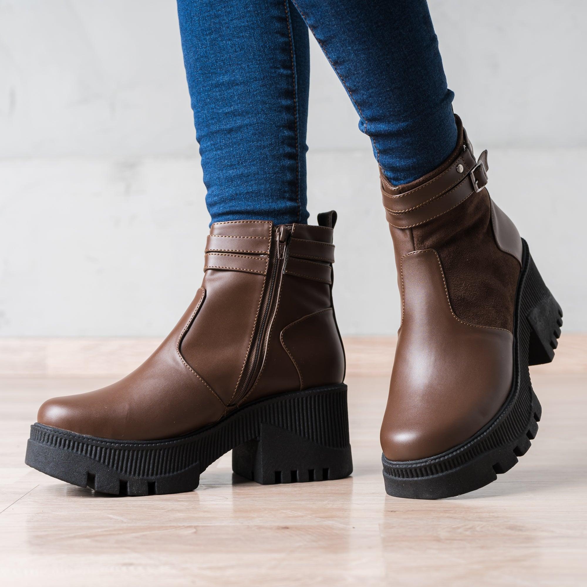BOTAS MUJER ITALA 2.0 MARRÓN - 1