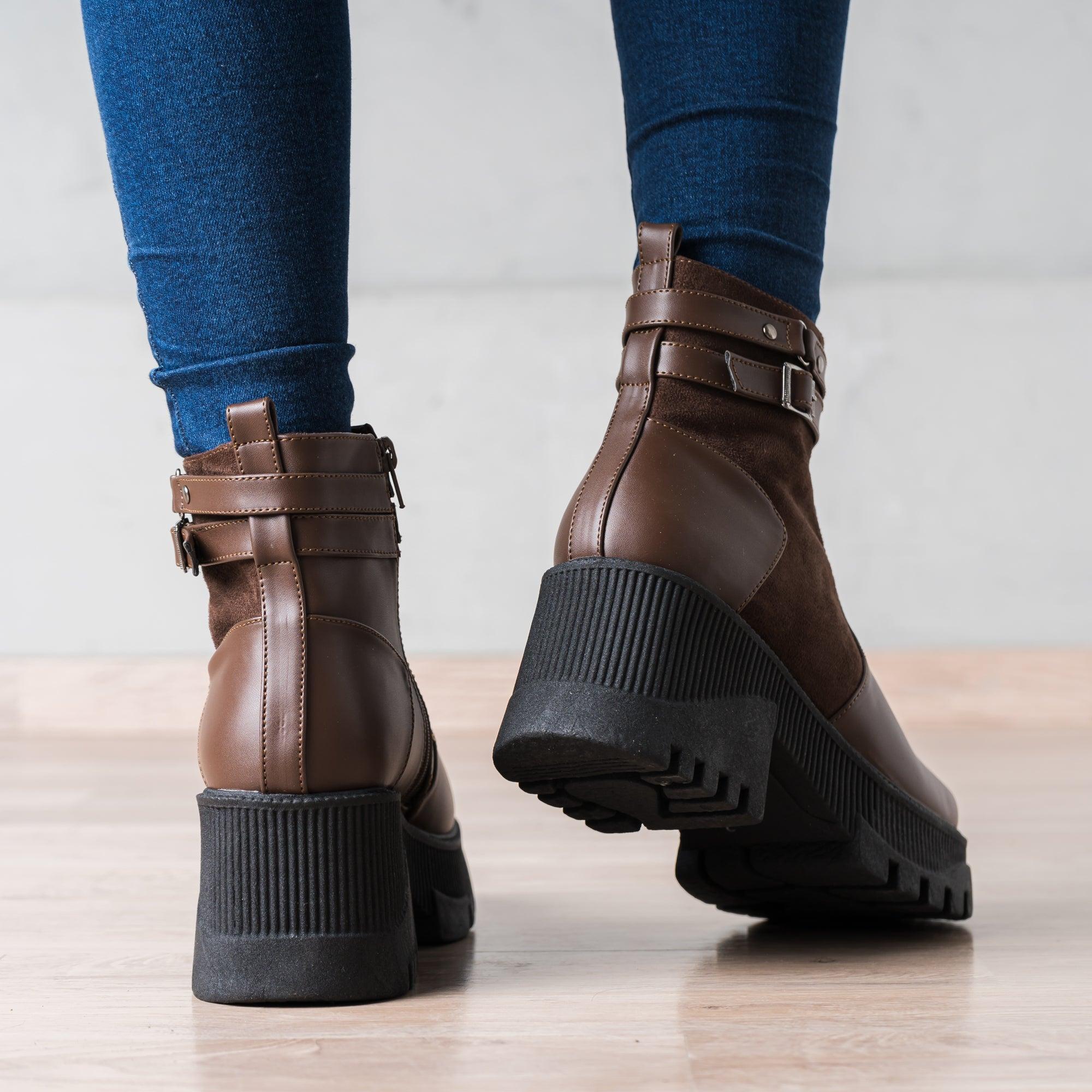 BOTAS MUJER ITALA 2.0 MARRÓN - 3