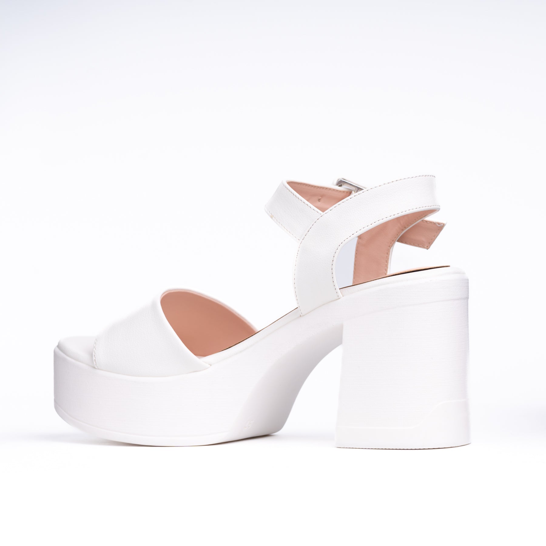 SANDALIAS DE VESTIR MUJER ALLCA BLANCO - 5