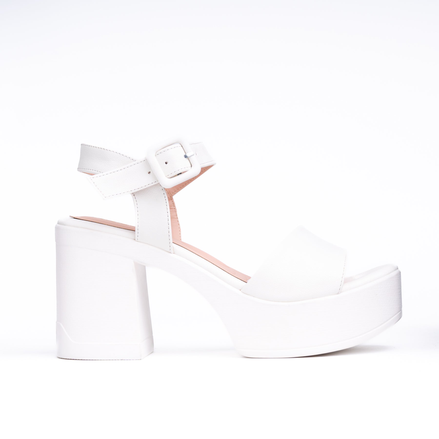 SANDALIAS DE VESTIR MUJER ALLCA BLANCO - 7