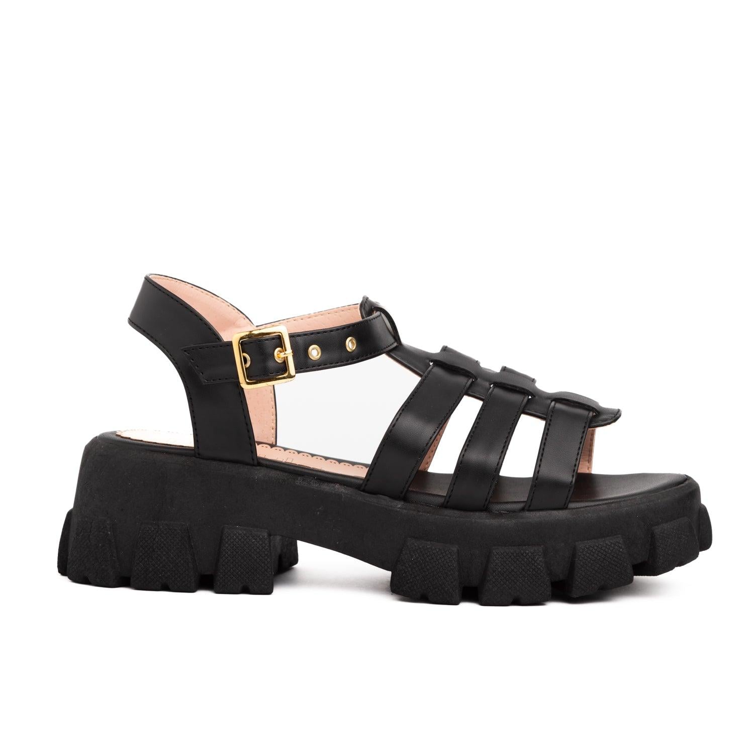 SANDALIAS CASUALES MUJER CATANIA NEGRO - 2