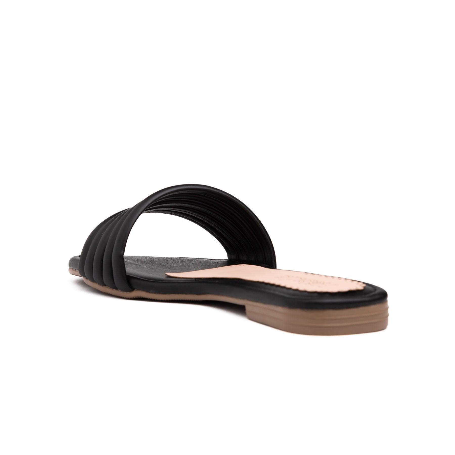 SANDALIAS CASUALES MUJER ROLLER NEGRO - 4