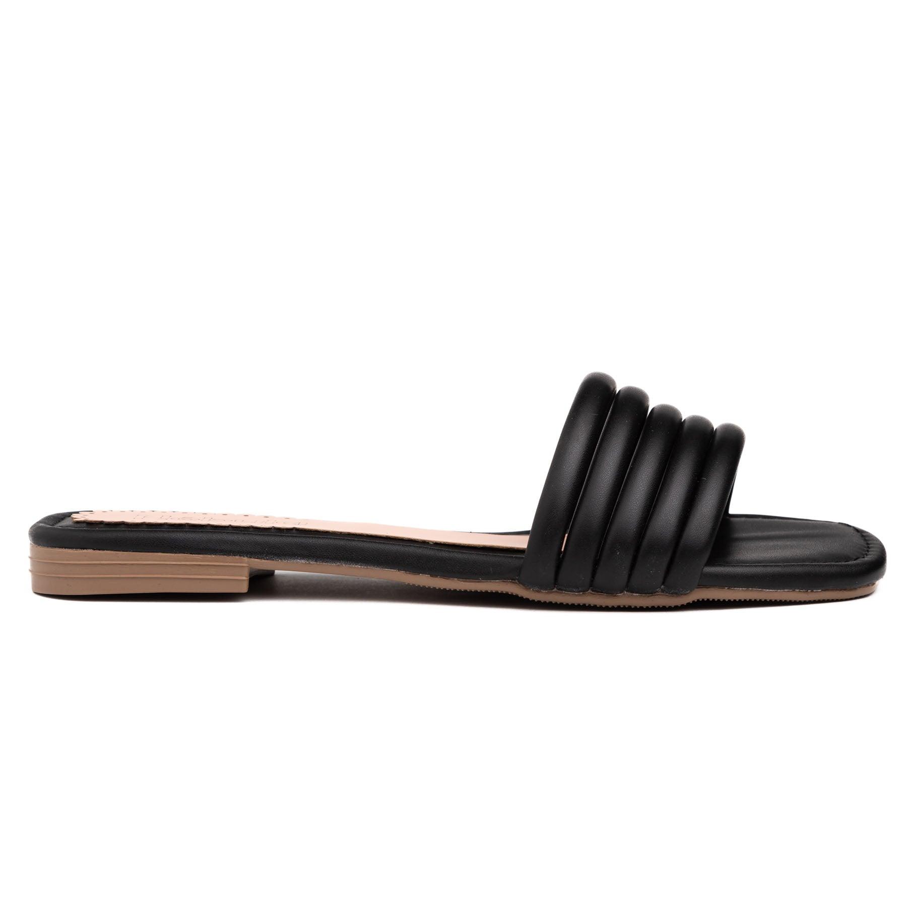 SANDALIAS CASUALES MUJER ROLLER NEGRO - 5