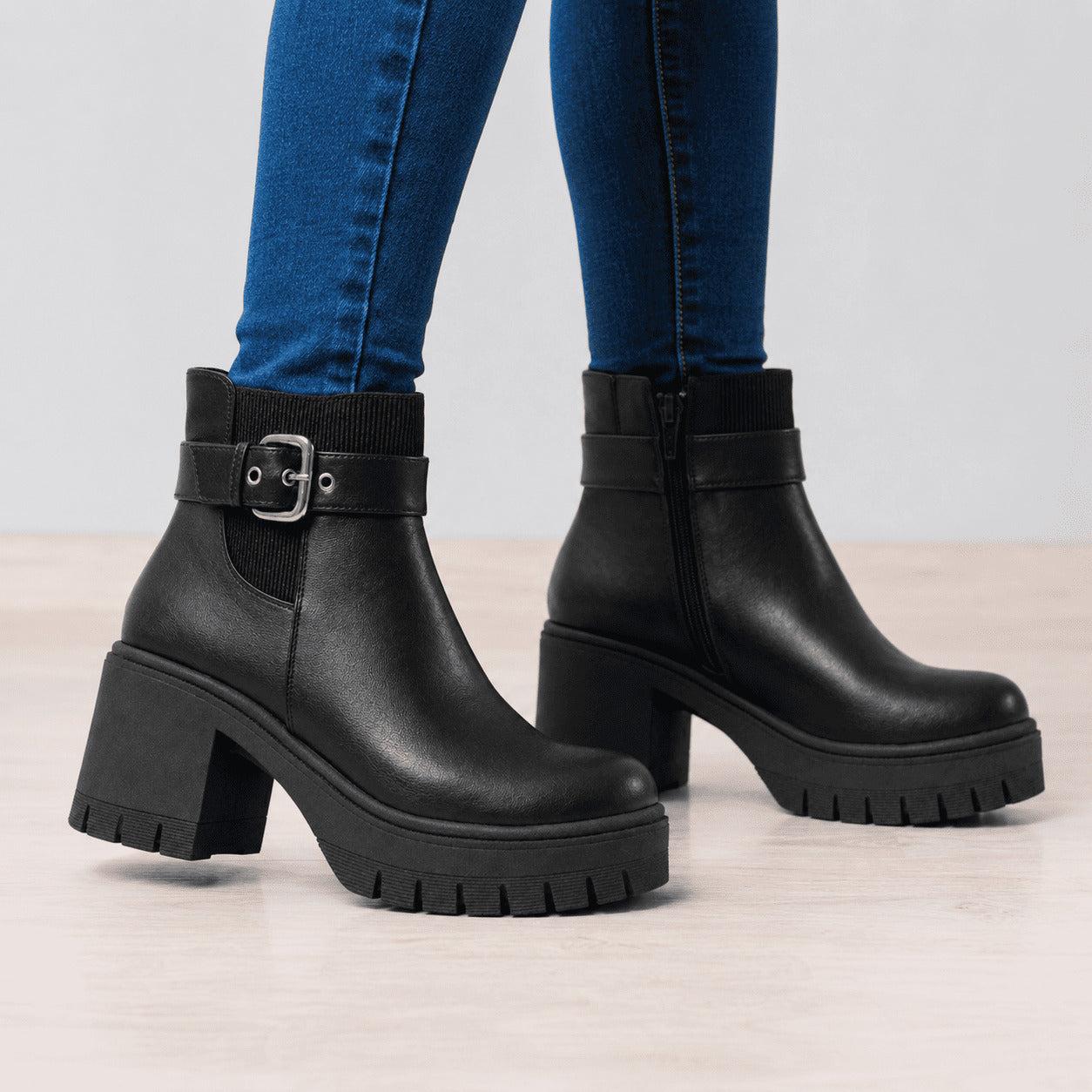 BOTAS MUJER LAR NEGRO - 2