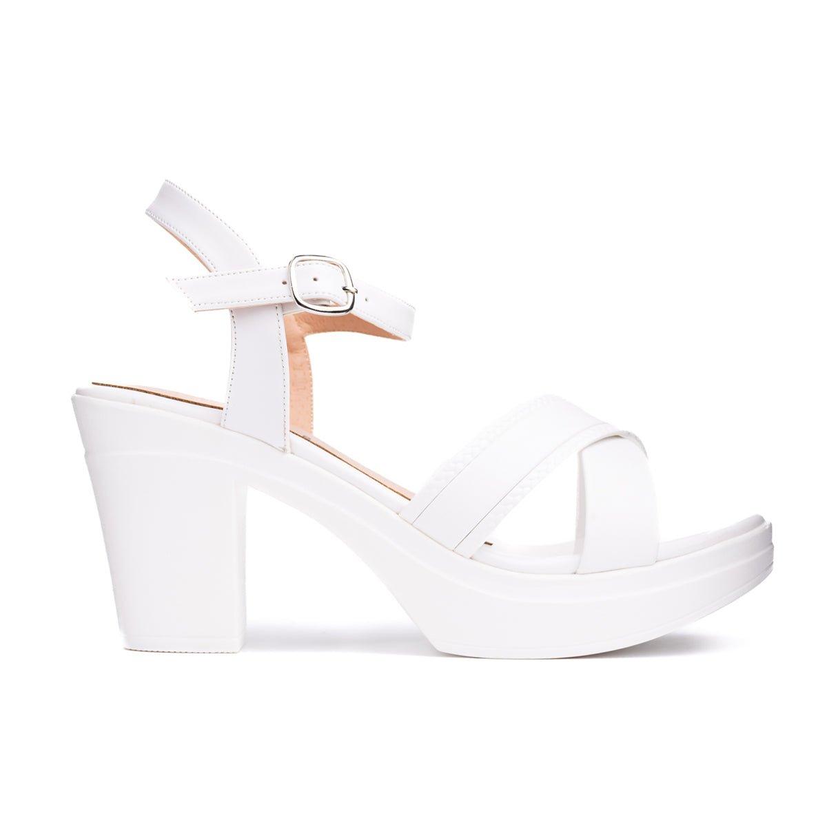 SANDALIAS DE VESTIR MUJER RUGERIA BLANCO - 4