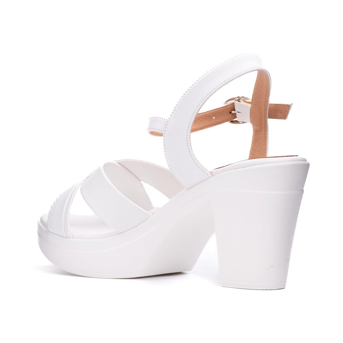 SANDALIAS DE VESTIR MUJER RUGERIA BLANCO - 6