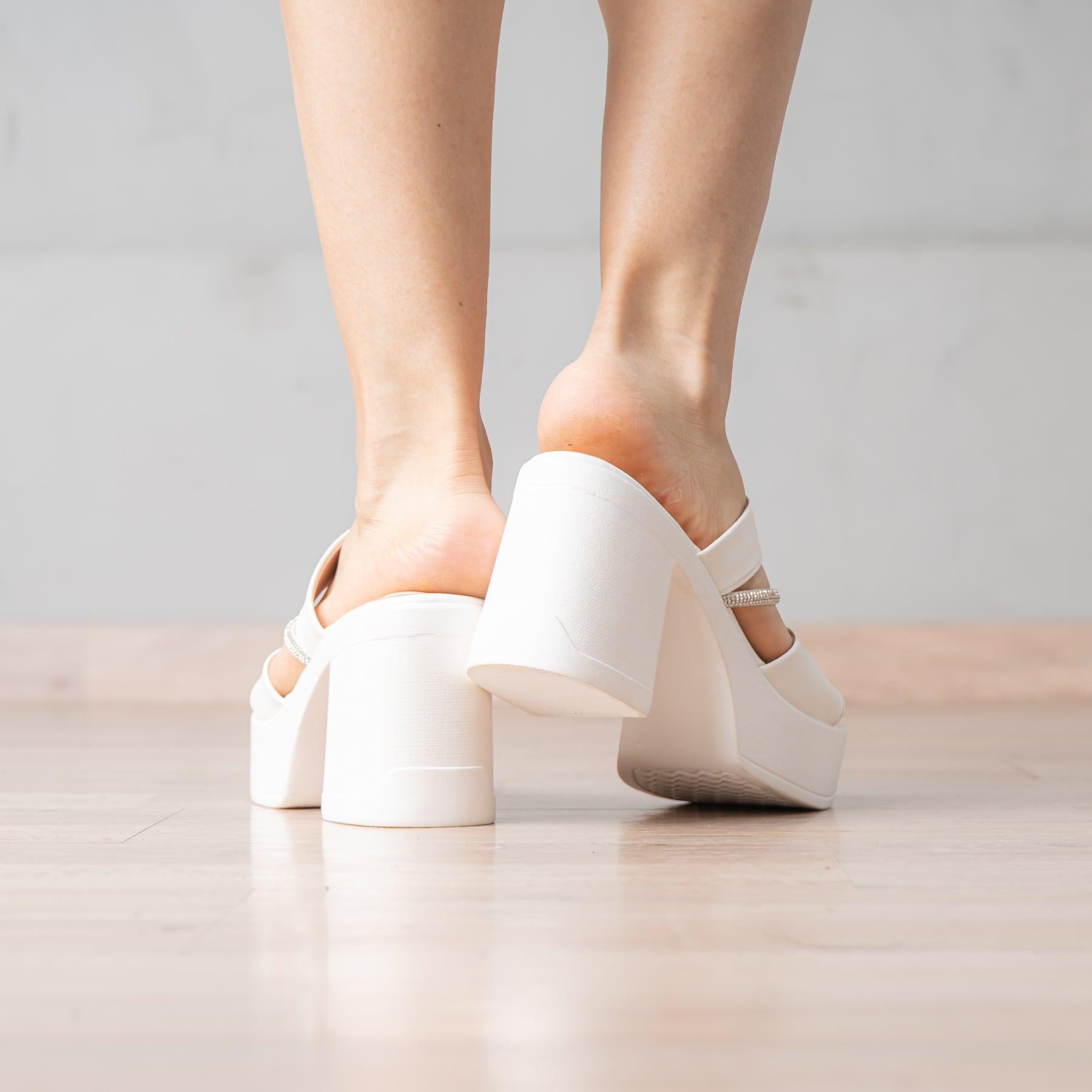 SANDALIAS DE VESTIR MUJER RELAJHI BLANCO - 3