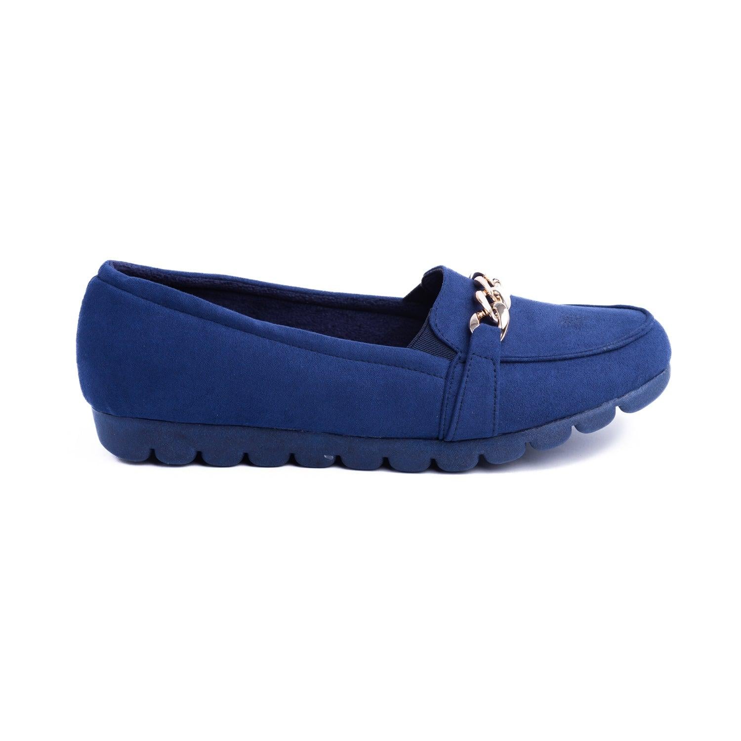 MOCASINES MUJER CARMELO AZUL - 4