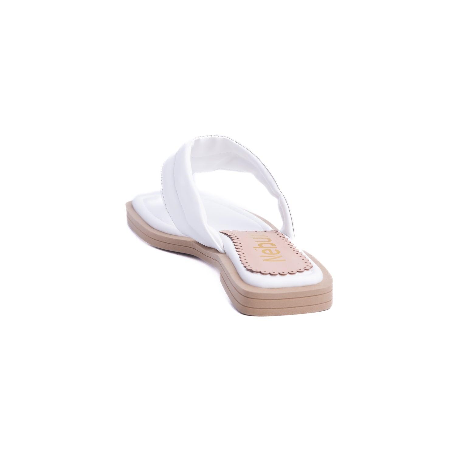 SANDALIAS CASUALES MUJER NICOLE BLANCO - 6