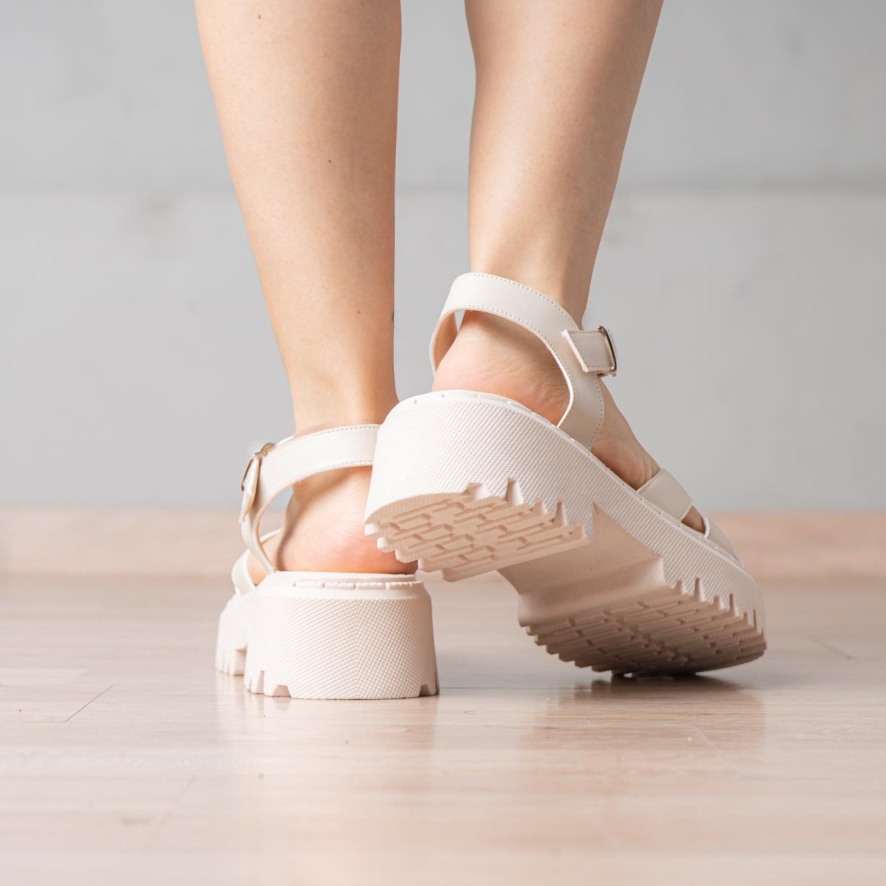 SANDALIAS CASUALES MUJER FRANCHELLI HUESO - 3