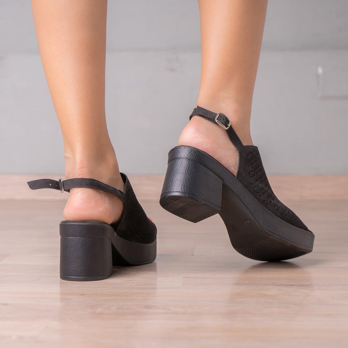 SANDALIAS MUJER BONNIE NEGRO - 3