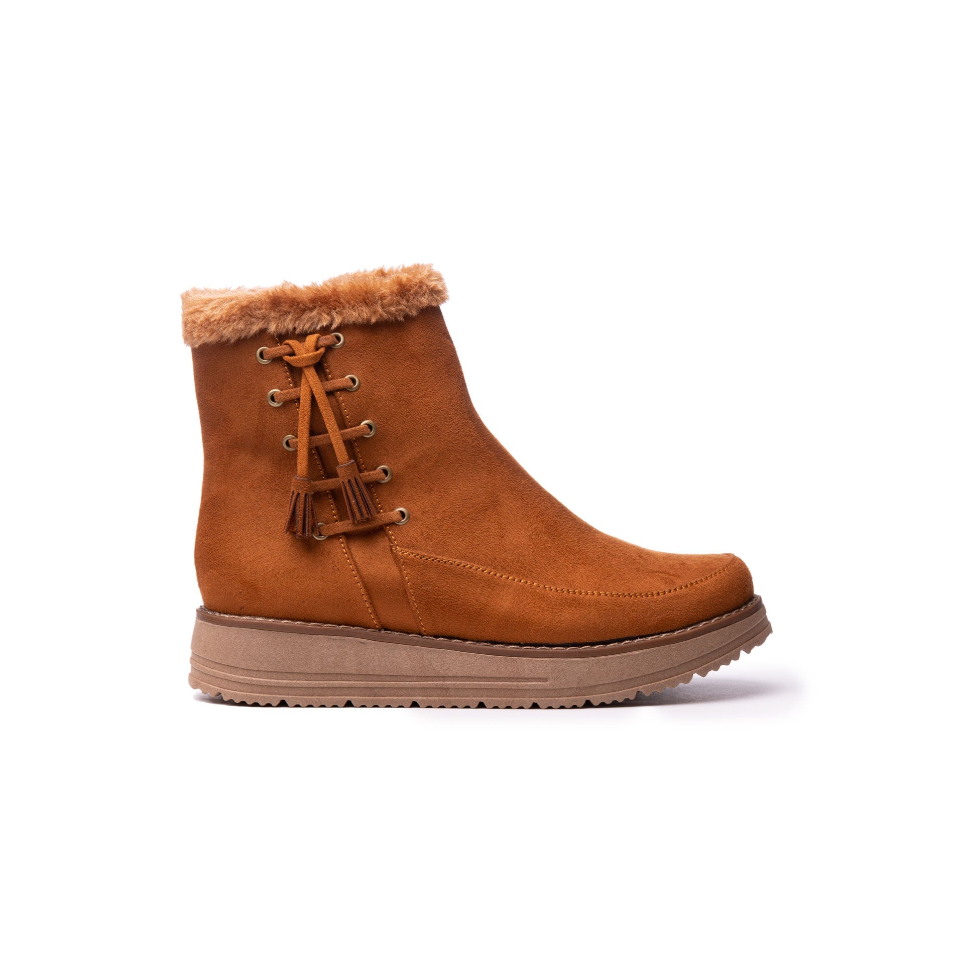 BOTINES MUJER BENI CAMEL - 4