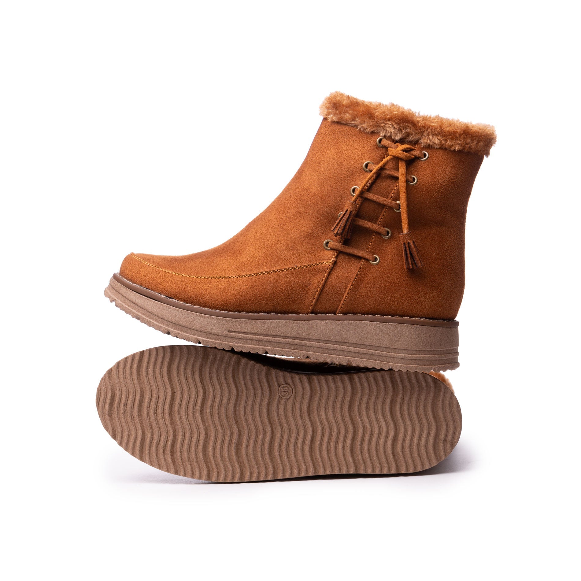 BOTINES MUJER BENI CAMEL - 5