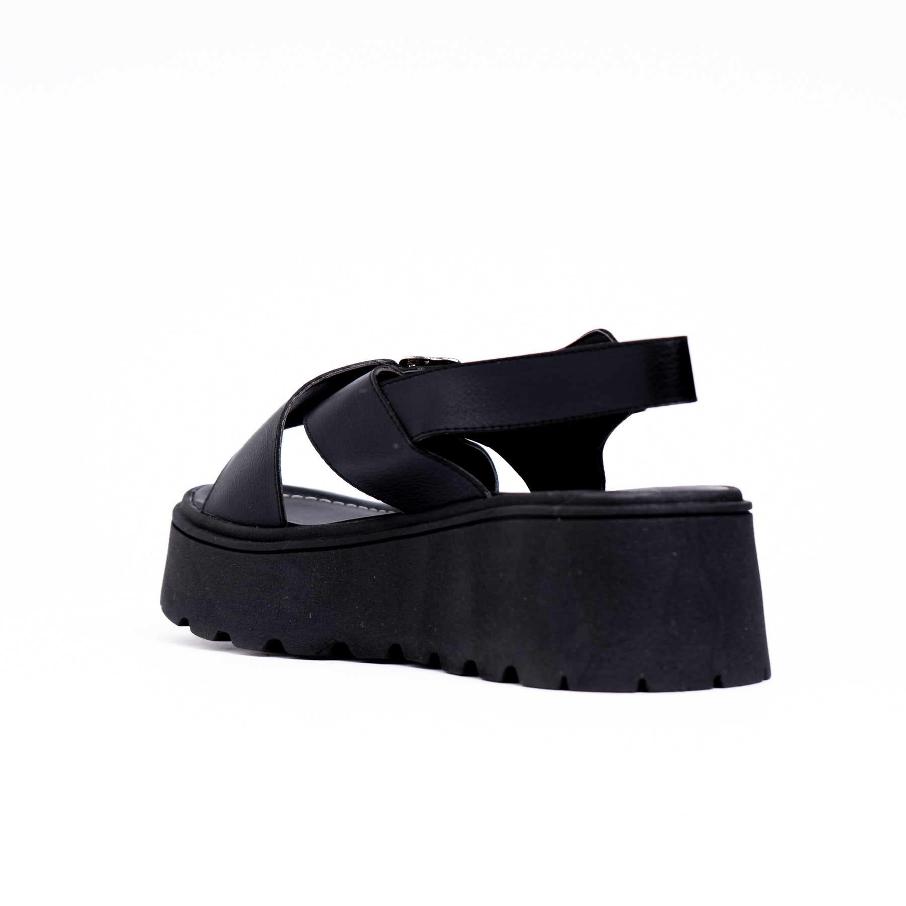 SANDALIAS CASUALES MUJER ALESIO NEGRO - 4