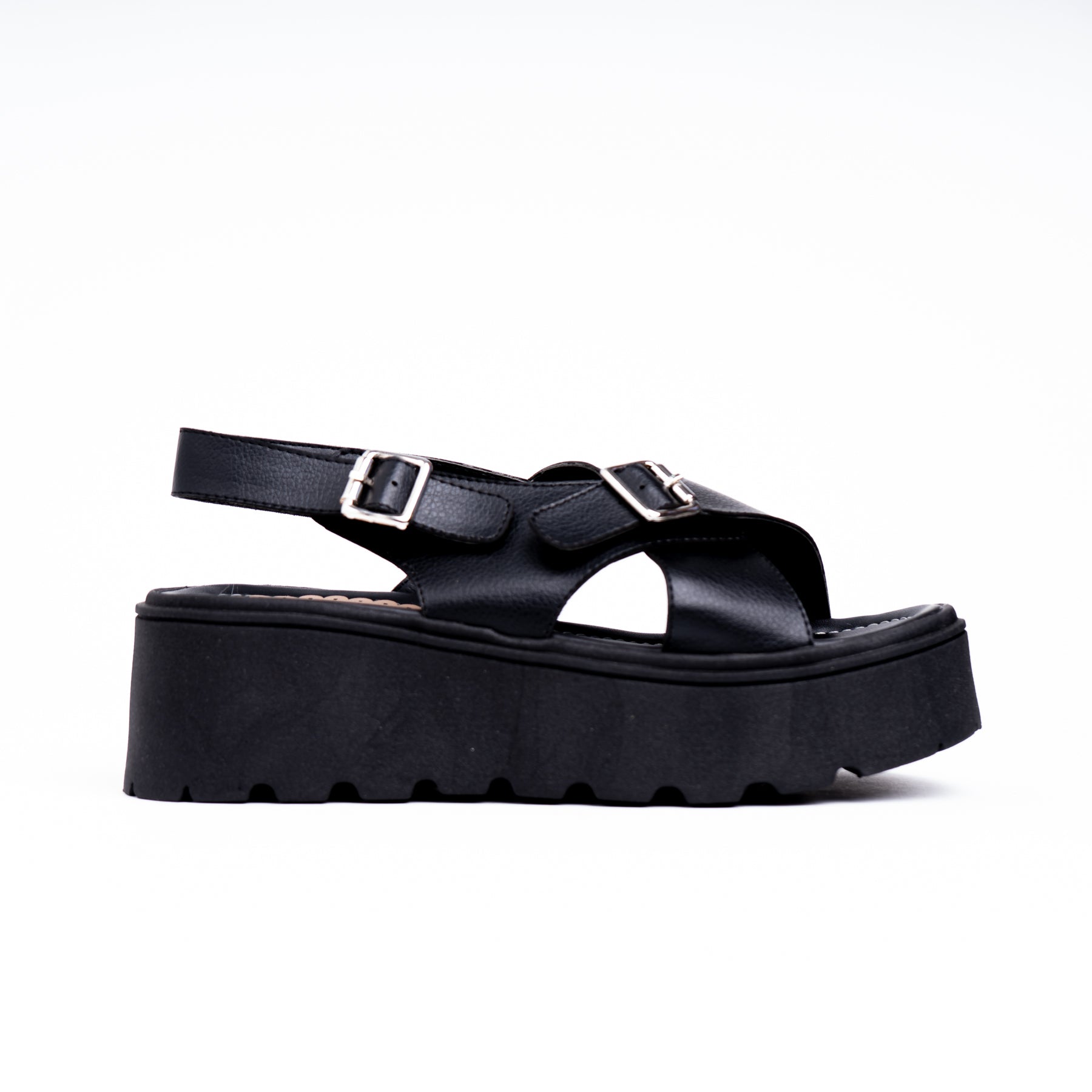 SANDALIAS CASUALES MUJER ALESIO NEGRO - 6